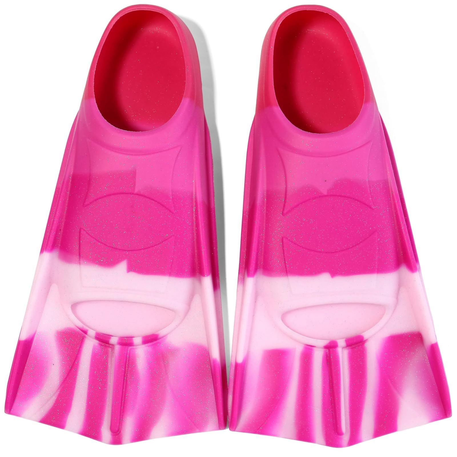 Pinne da nuoto corte per bambini, pinne da nuoto, snorkeling, per bambini, ragazze, ragazzi e adolescenti (R-XS)