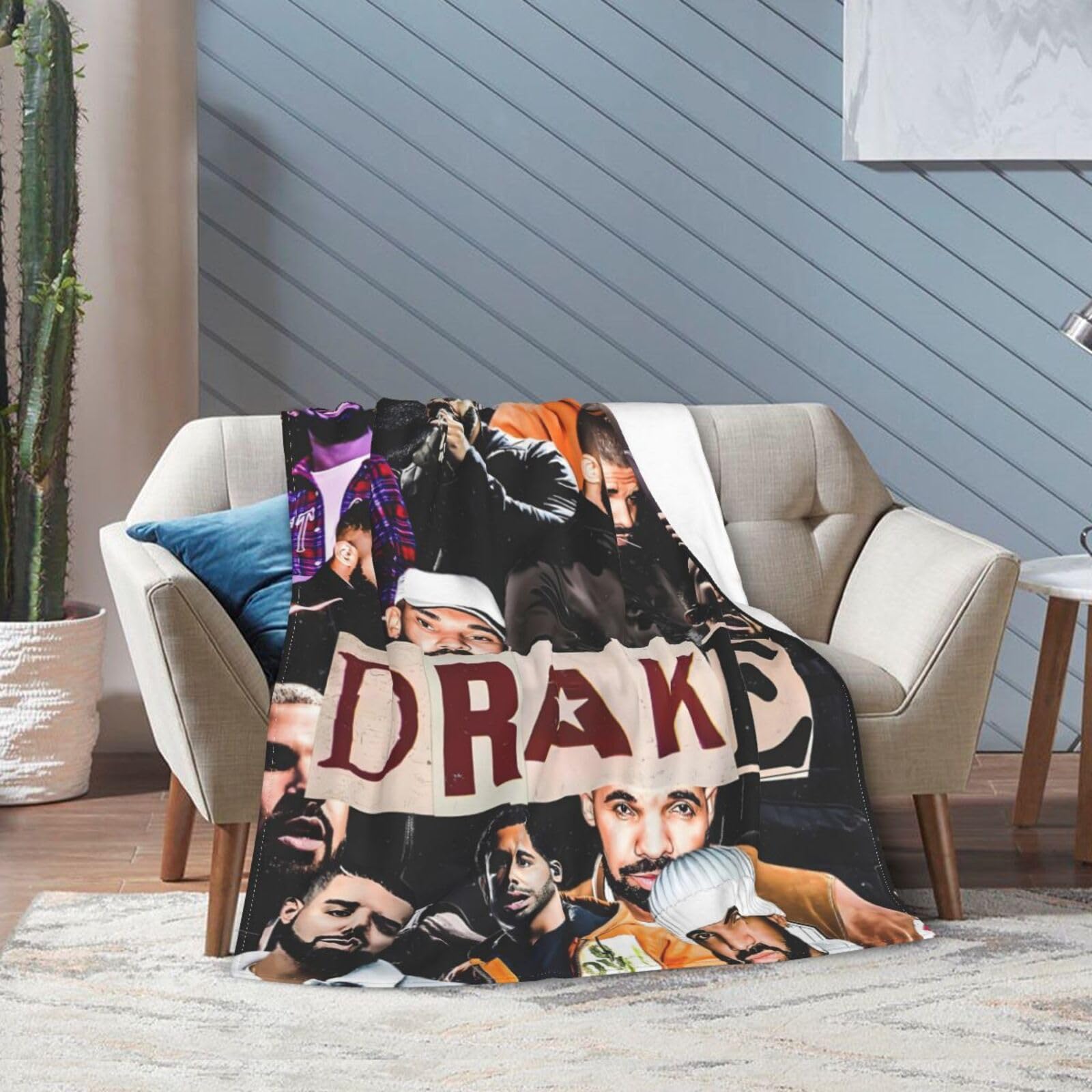 Amazon.com: Drakes Blanket Soft Throw Blanket Warm Cozy Plush Blankets Thin  Bed Couch Decor for Wife Husband Adult Nap Bedroom Sofa All Season Birthday  Gifts 40X30 : Home u0026 Kitchen