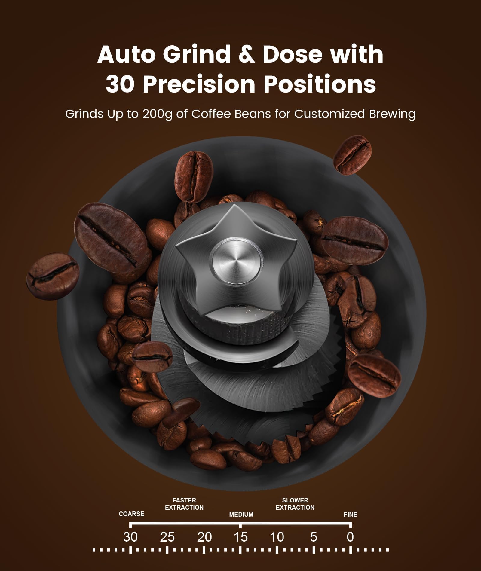 Garvee Cafetera negra CM5431-GS enchufe europeo | Preparación rápida, depósito agua extraíble, filtro reutilizable, apagado automático, ideal hogar oficina
