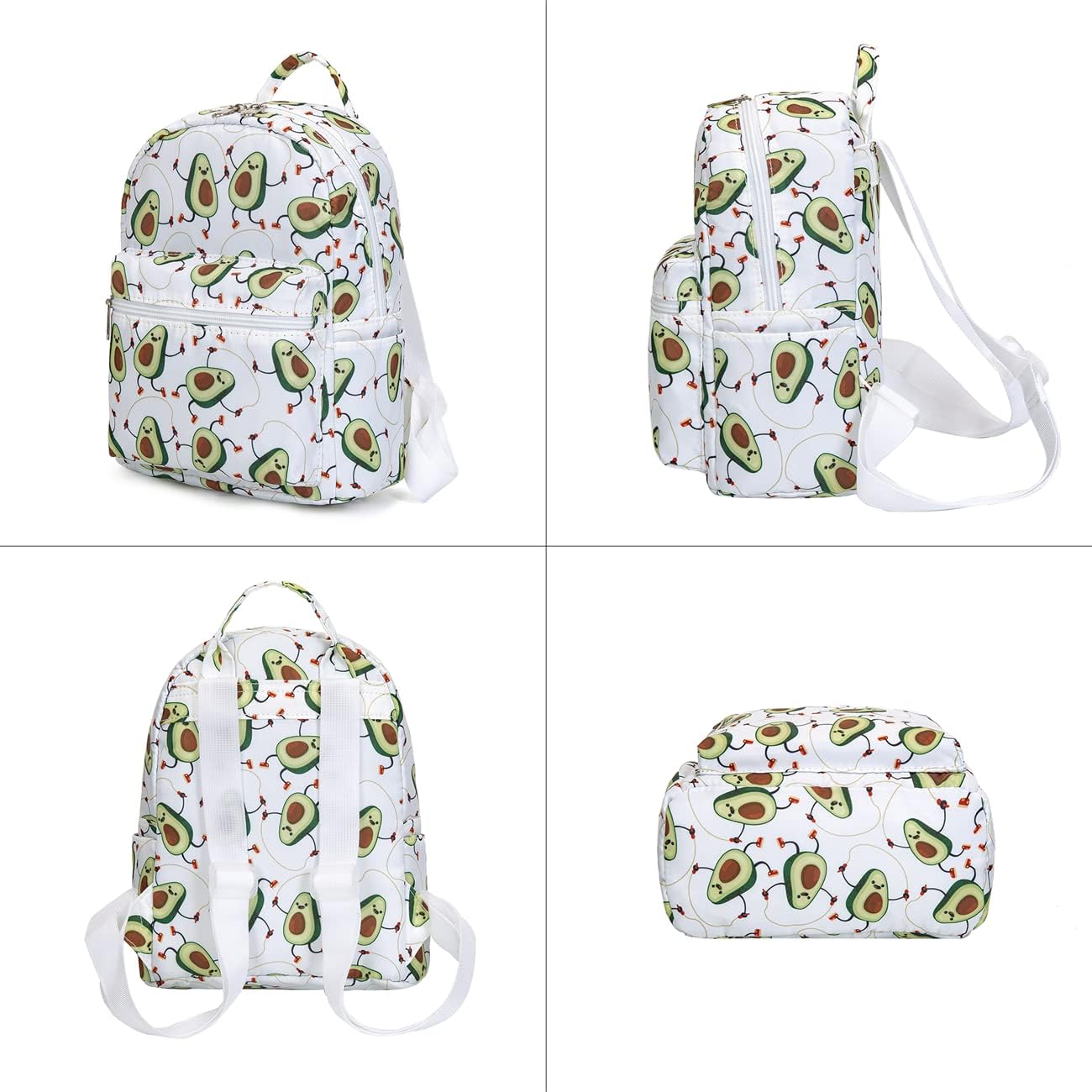 Cute 10 inch mini pack bag backpack for grils children and adult (Avocado)