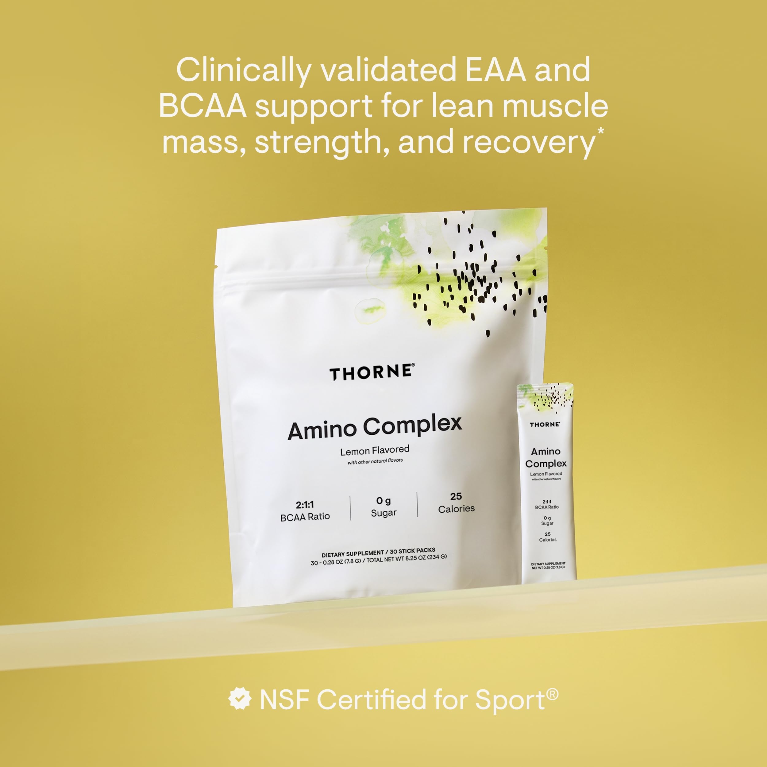 THORNE Amino Complex, Clinically Validated EAA & BCAA Powder, 30 Servings — Amazon image 2