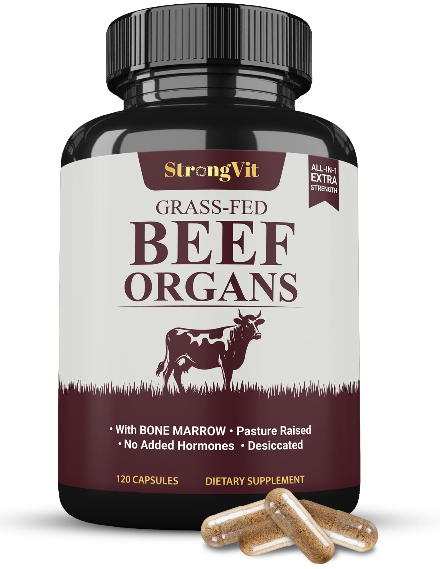 Grass-Fed Beef Organ - Liver, Heart, Kidney, Pancreas, Spleen & Bone Marrow