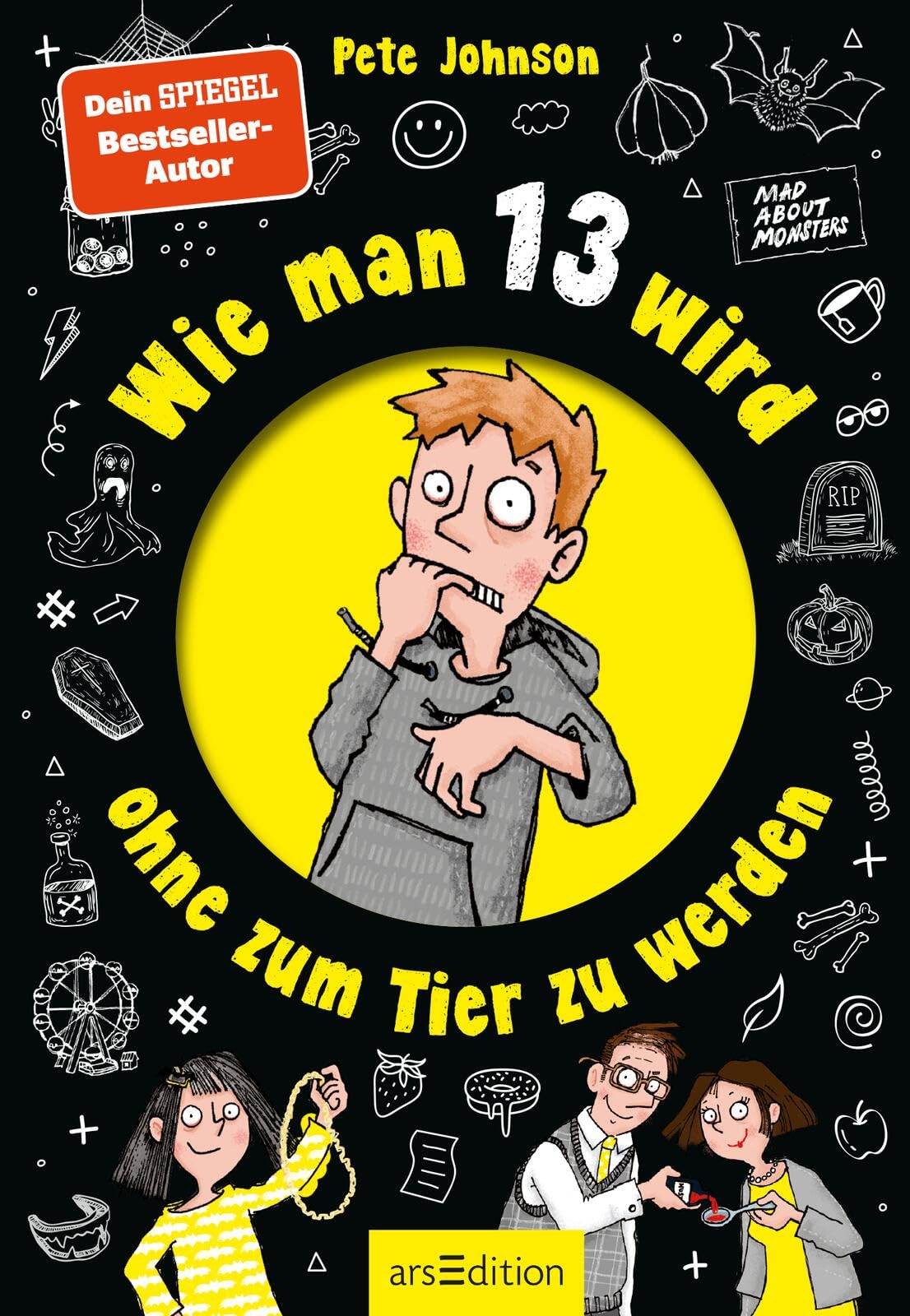 Display "Wie man 13 wird": Mit 4 x 5 Ex.