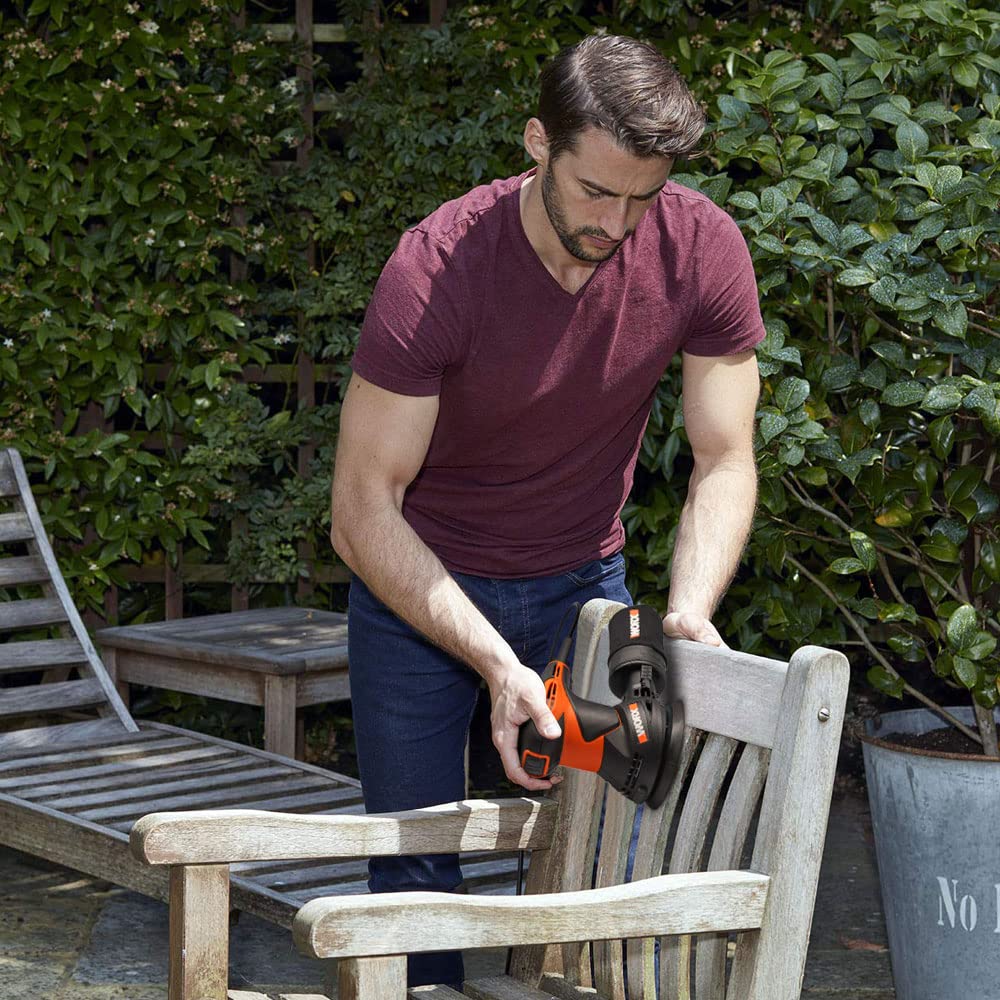 WX652.1 Worx - Roto-Orbital Sander 125 millimetri.