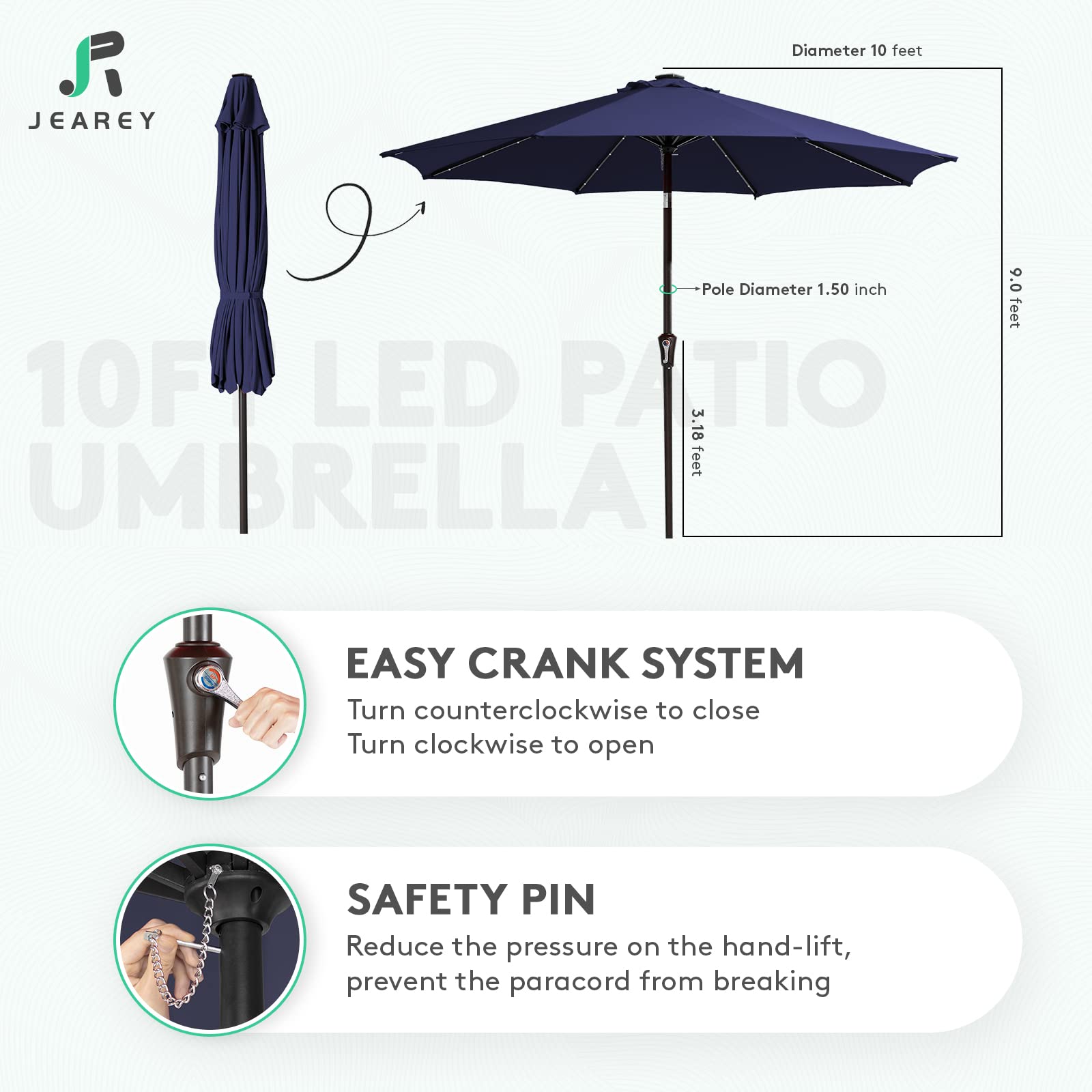 10 cantilever rectangular patio umbrella 10 x 13ft Rectangular AKZPRT PLUS Cantilever  Greathouse
