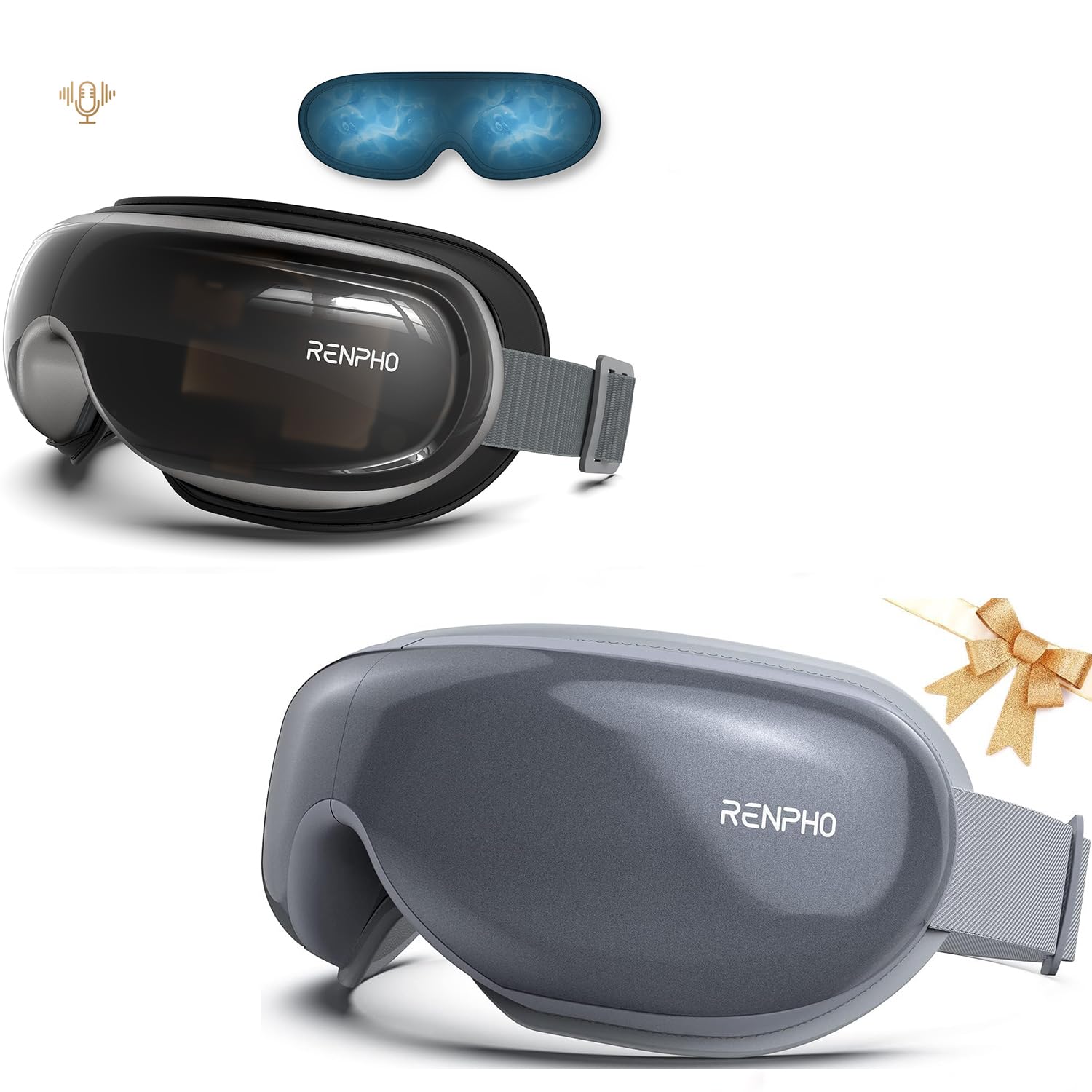 RENPHO Eyeris 3 - Voice Controlled Eyeris 1 - Soothing Eye Massager with Heat