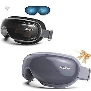 RENPHO Eyeris 3 - Voice Controlled Eyeris 1 - Soothing Eye Massager with Heat