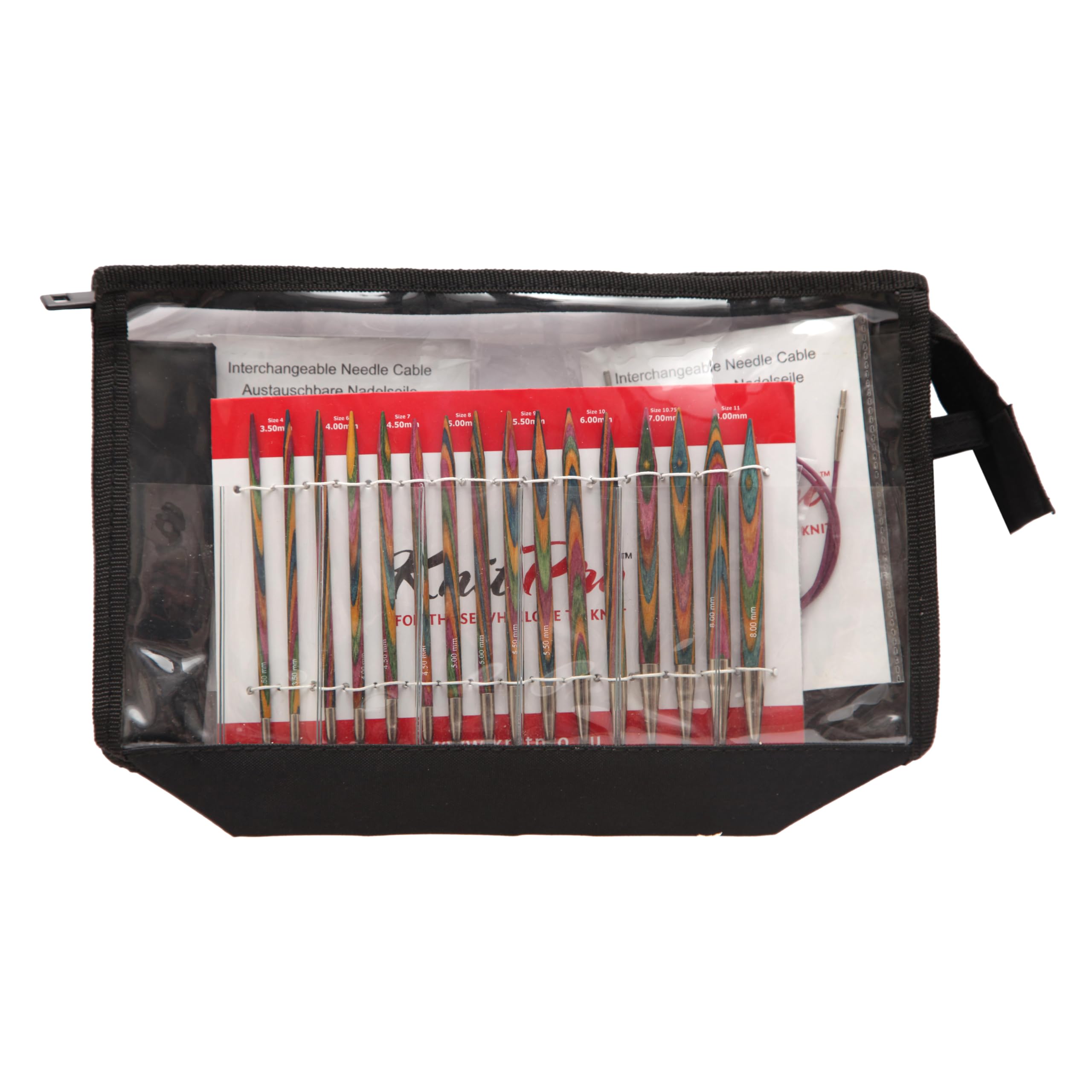 Set Ferri Da Calza Circolari KnitPro Symphonie - 8 Misure In Legno Con Punte Intercambiabili - Foto 8