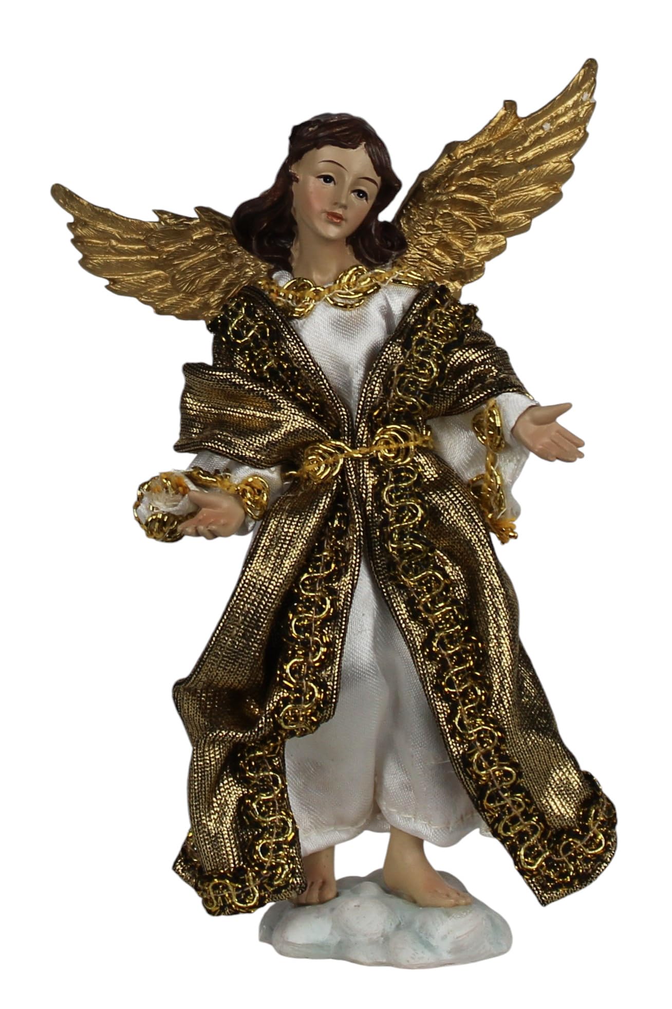 ZICOM Ankleidefigurenset Nazareth, Krippenfiguren alpenländisch ca. 16cm 12-TLG. Polyresin bekleidet