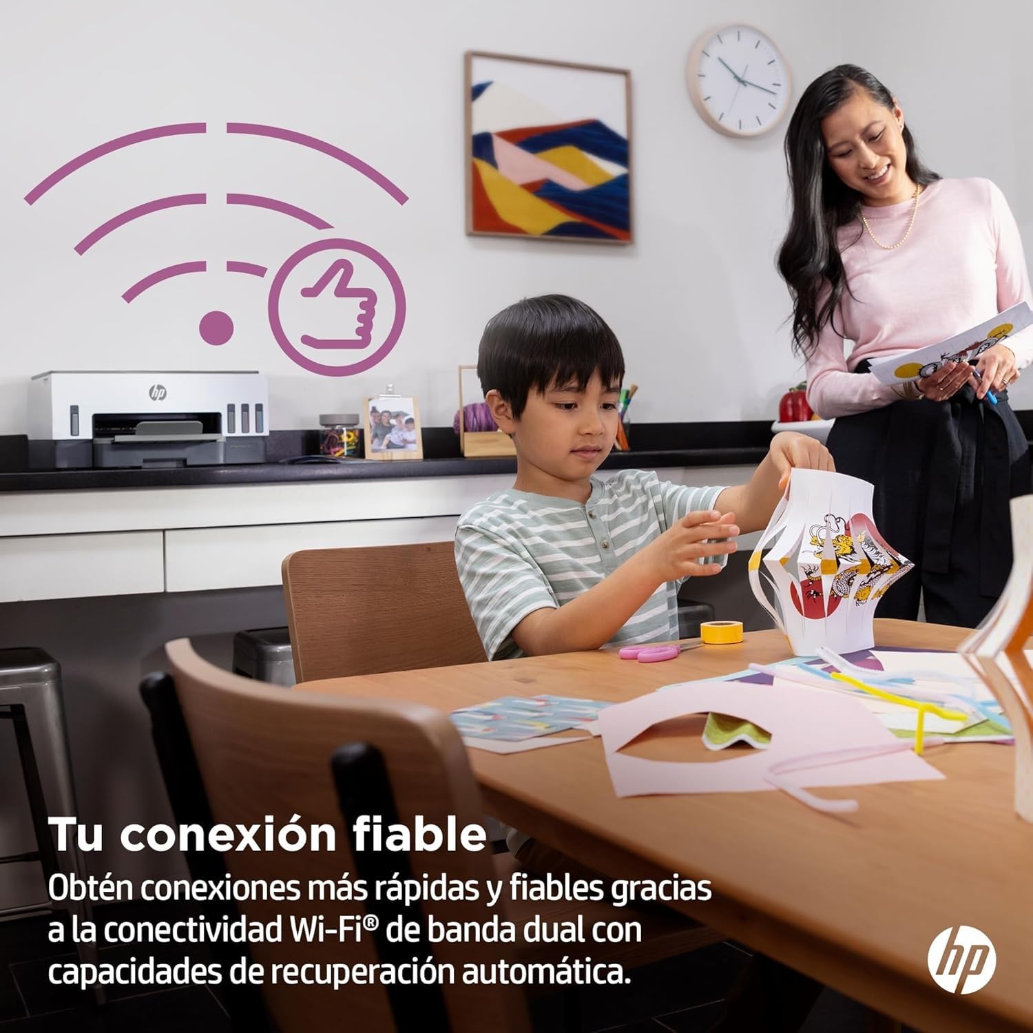 HP Smart Tank 7005 28B54A - Impresora A4 Multifunción con Deposito de Tinta Recargable, Impresión a Color, Escaner, Copiadora, Wi-Fi, Smart App, Blanca y Gris Oscuro