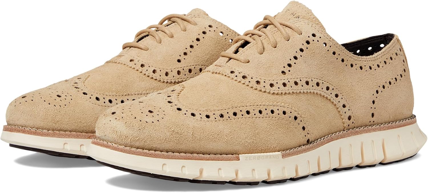 Cole Haan メンズ ZEROGRAND Remastered ウィングチップ 裏地付きオックスフォード