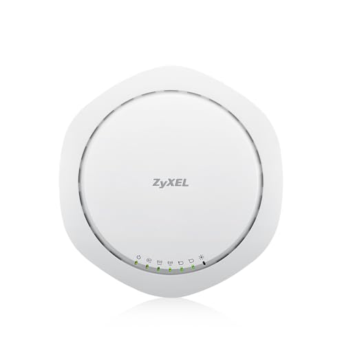 ZyXEL WiFi Access Point Dual Band 802.11ac PoE [3x3] with Smart Antenna for High-Density Environments [WAC6503D-S]