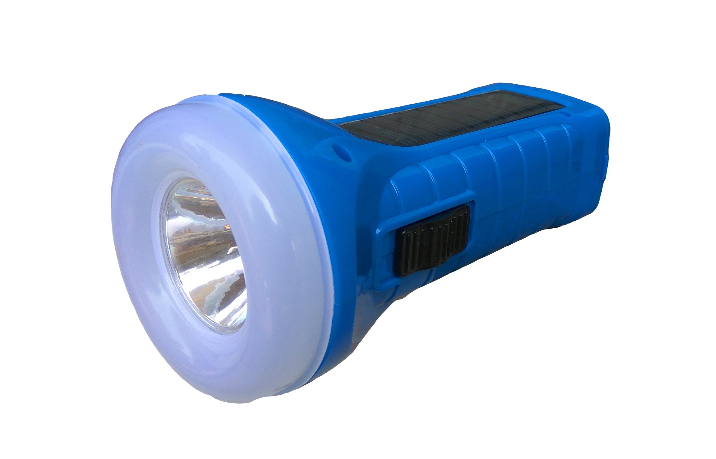 HD HOMES DECOR Plastic Torch Cum 8 LED Emergency Light, Blue