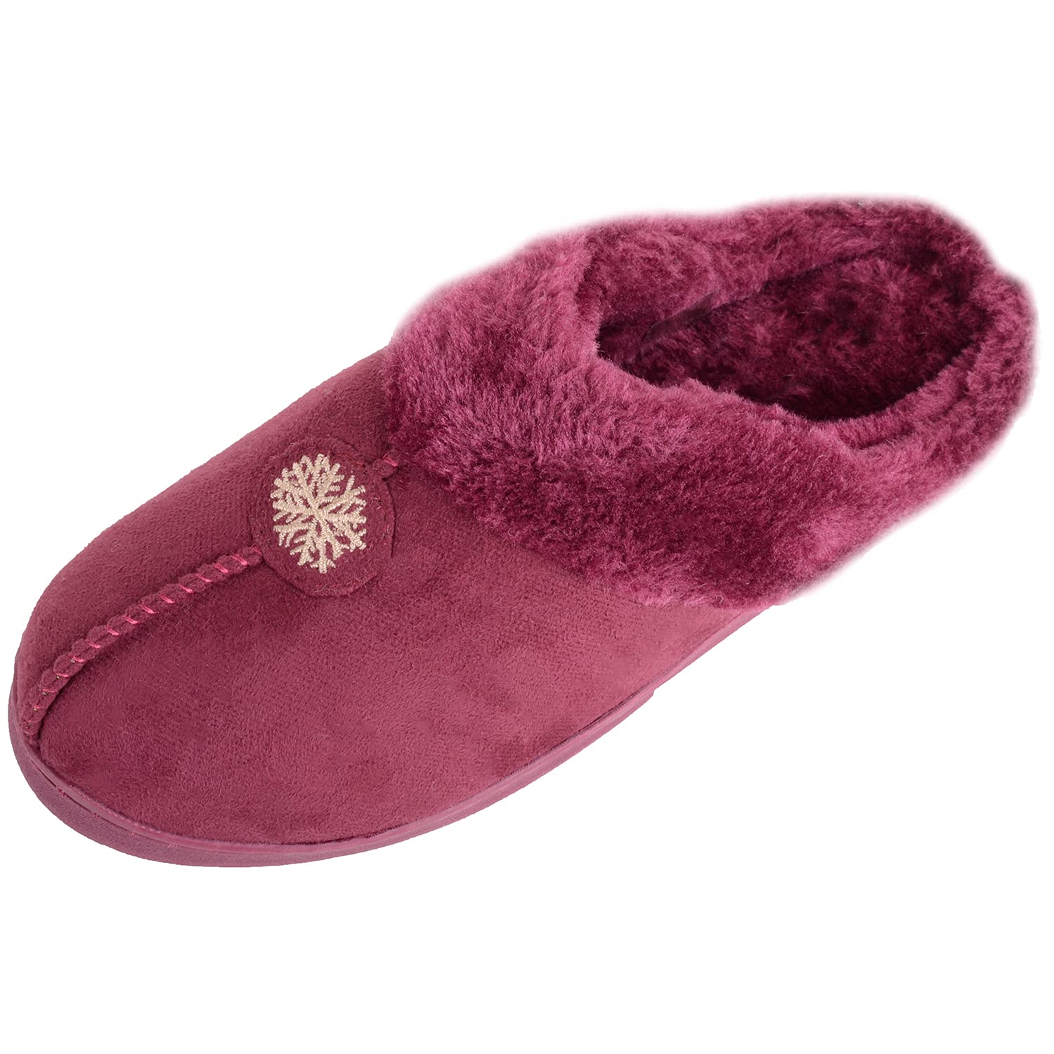 Mules d'hiver flocon pour femme : vos moments cocooning au coin du feu - 8