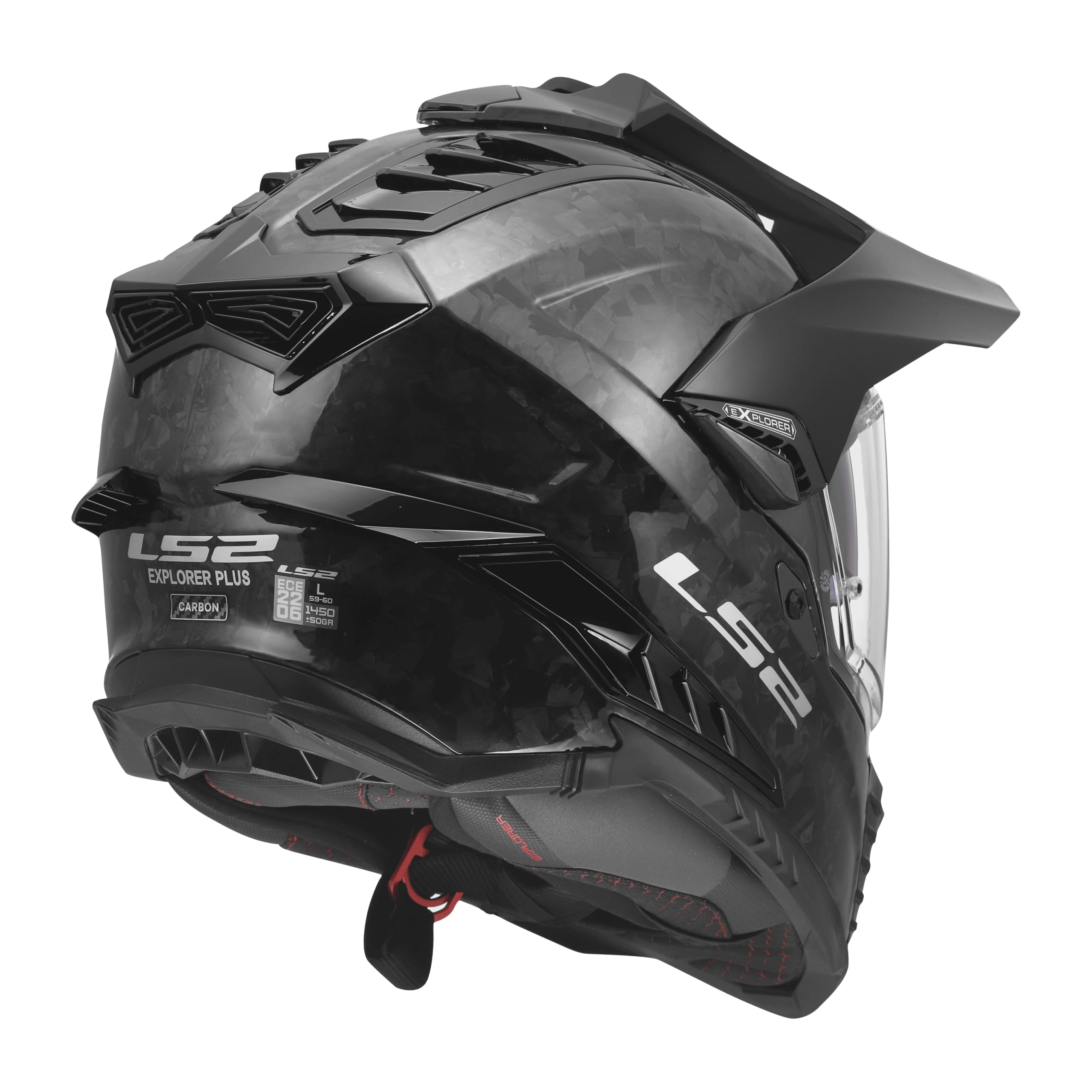LS2, Casco Moto Cross EXPLORER CARBON FORGED Carbon, M