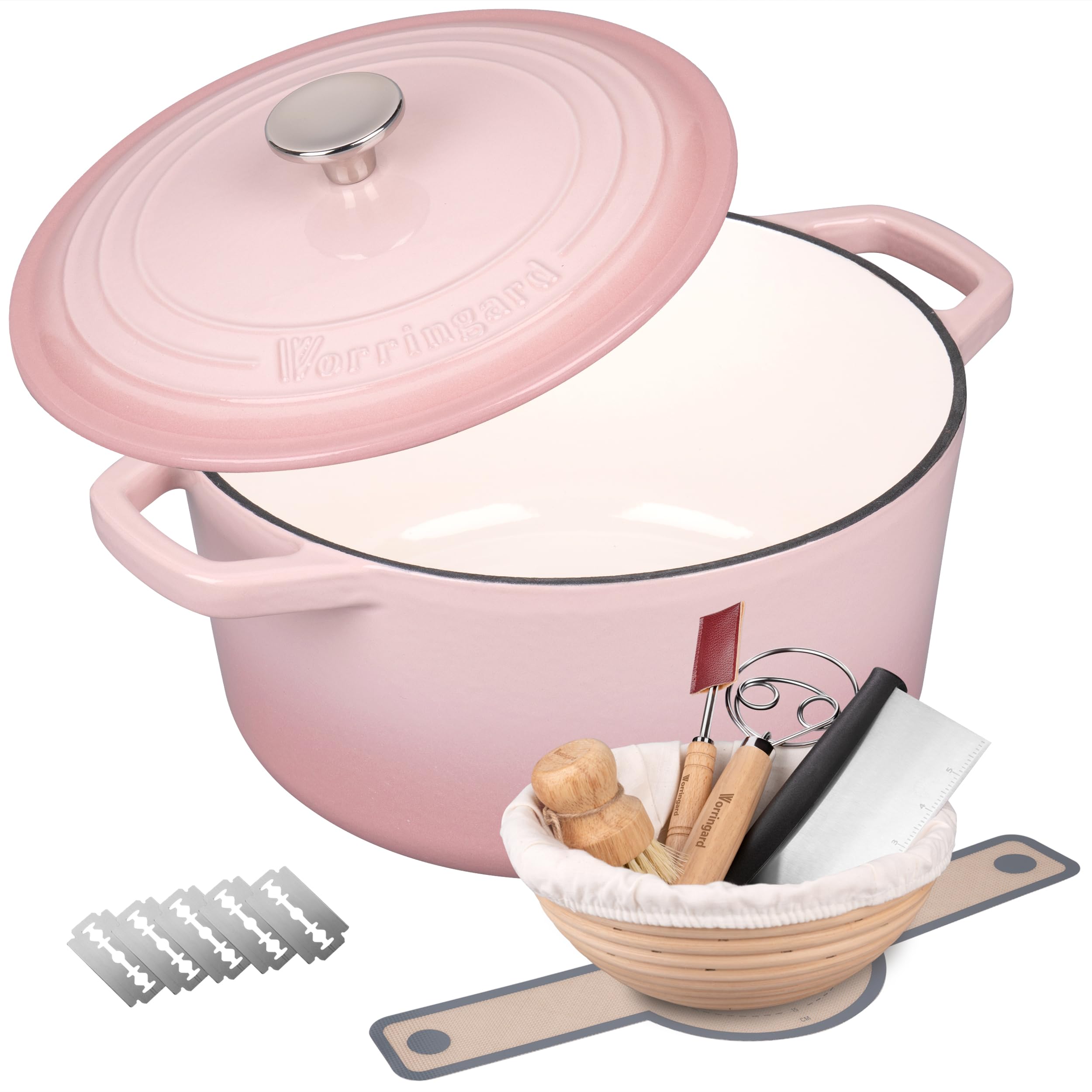VORRINGARD Enameled Cast Iron Dutch Oven