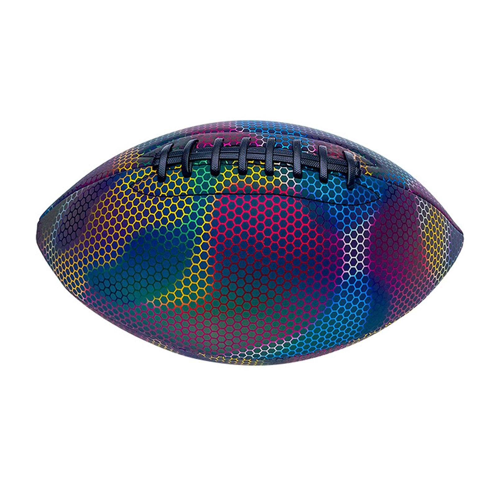 Ballon de Rugby Lumineux de Taille Officielle, Ballon D'entraînement Antidérapant, Ballon de Rugby Lumineux pour Football Américain en Intérieur