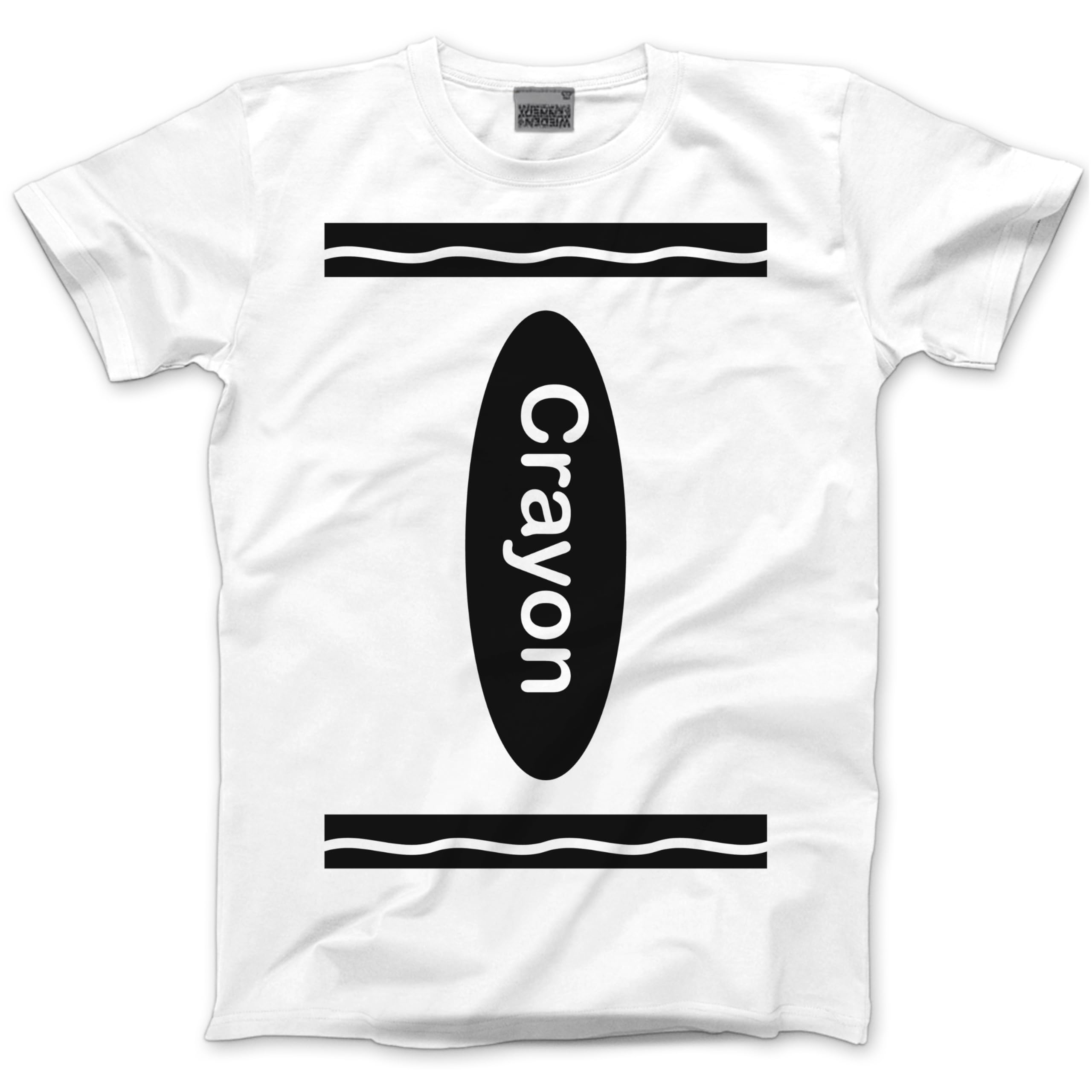 Group Costume Outfit - Crayon Tshirt Matching Tees Halloween Top C Fancy Dress Party Team Tops Colours T-Shirt - L White — image 1