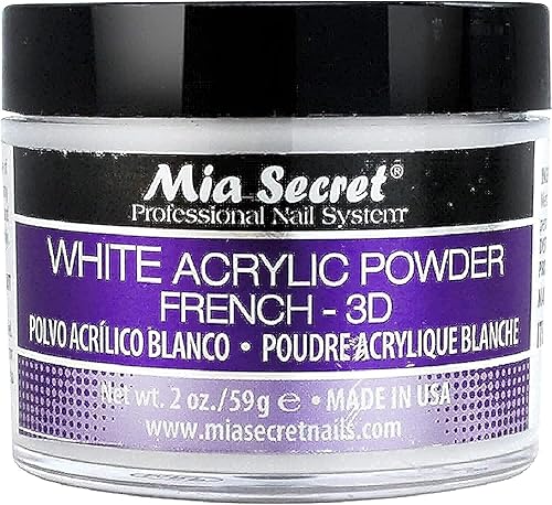 Mia Secret Polvo acrílico blanco (2oz)