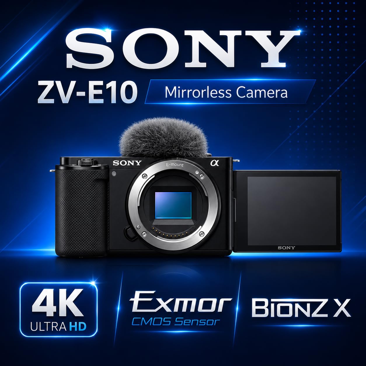 Amazon | ソニー ミラーレスVlogカメラ α ZV-E10 APS-C 交換レンズ