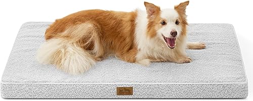 Miniatura 1 de Cama ortopédica para perros grandes, funda extraíble y lavable extragrande con forro impermeable y parte inferior antideslizante, cama rectangular