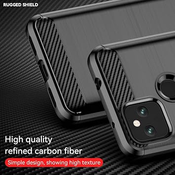 Case for Pixel 5A 5G Case, Google 5A 5G G1F8F Case, Ultra Slim Phone Cover with Shock-Absorption TPU Rubber Protective Cases for Google Pixel 5A 5G Black