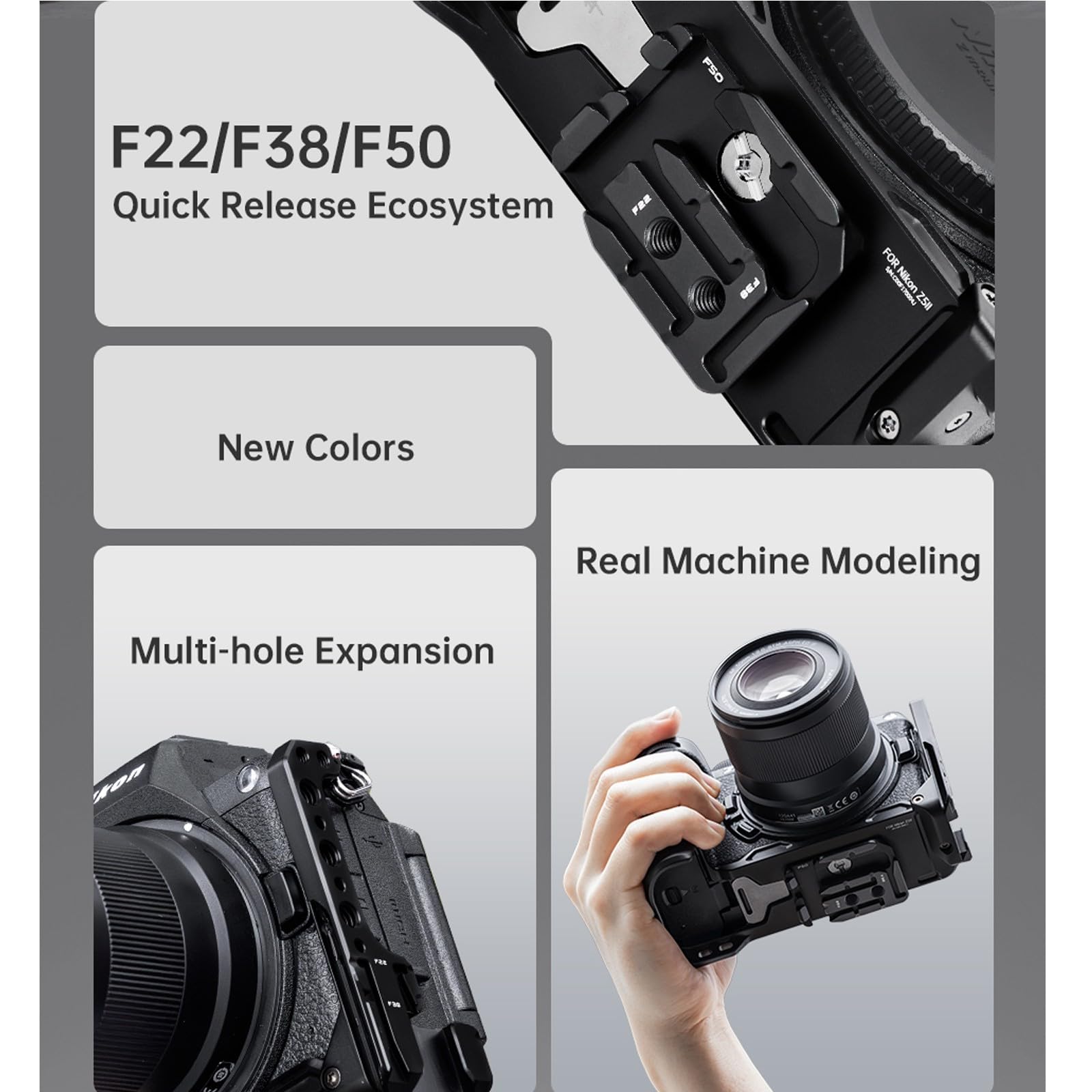 Amazon | FALCAM F22 F38 F50 クイックリリース L ブラケット