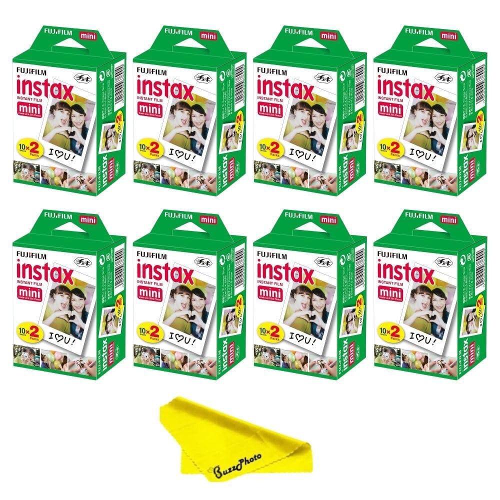 Fujifilm Instax Mini Instant Camera Film, Twin Pack (160 Sheets)