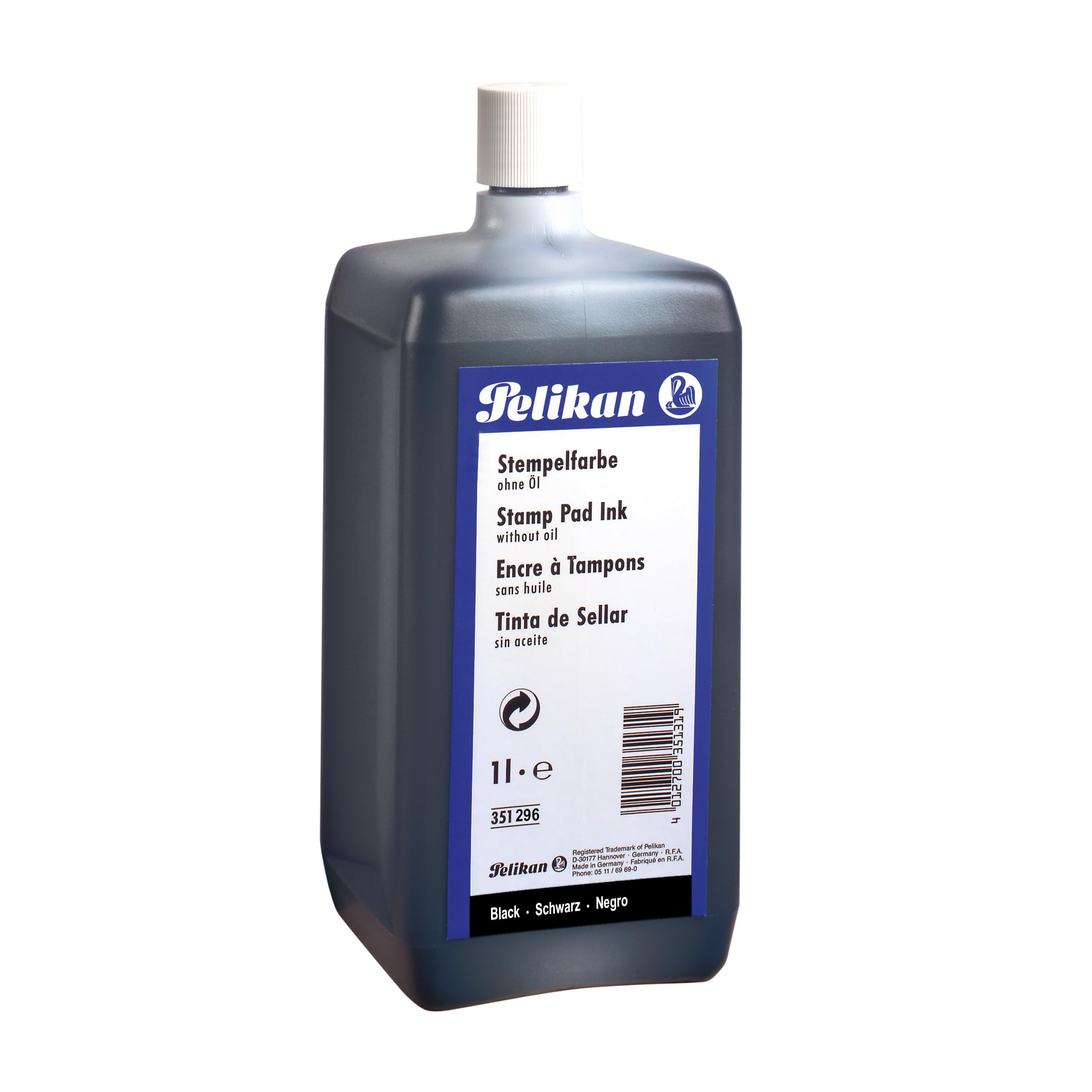 Pelikan Farba do stempli bez oleju, 1000 ml, 1 zestaw, czarna
