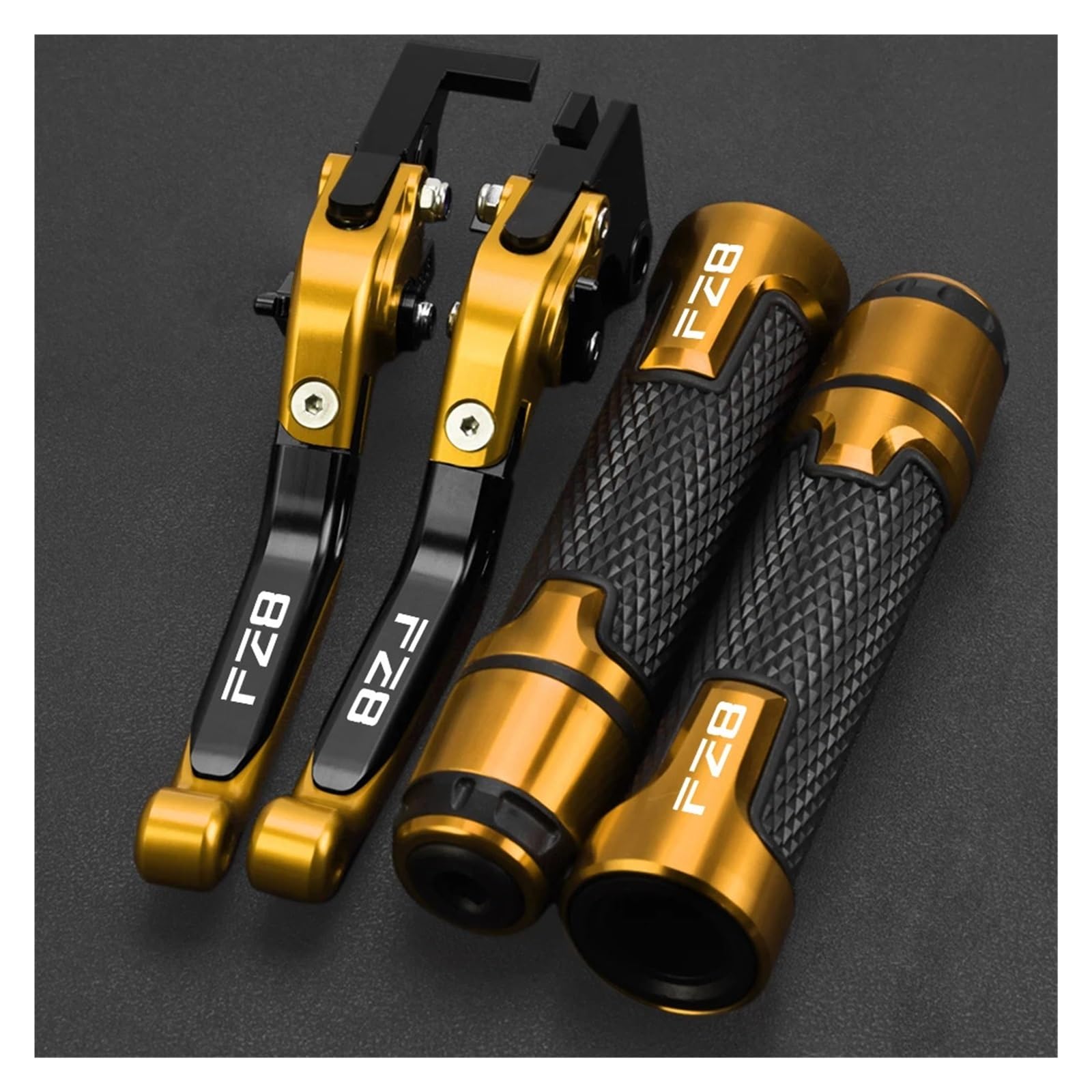 Ywqjiopm 2 Motorcycle Brake Clutch Lever Motorcycle Brake Clutch Levers Handlebar Knobs Handle Sets For Fz8 010 011 01 2013 014 015 016 017 018