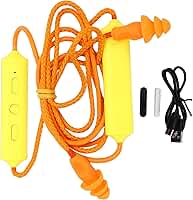 GOWENIC Fones de Ouvido Bluetooth para Trabalho, Fones de Ouvido Com Redução de Ruído de 29dB para Trabalho, de Com Faixa de Pescoço Sem Fio Recarregáveis, de (YELLOW)