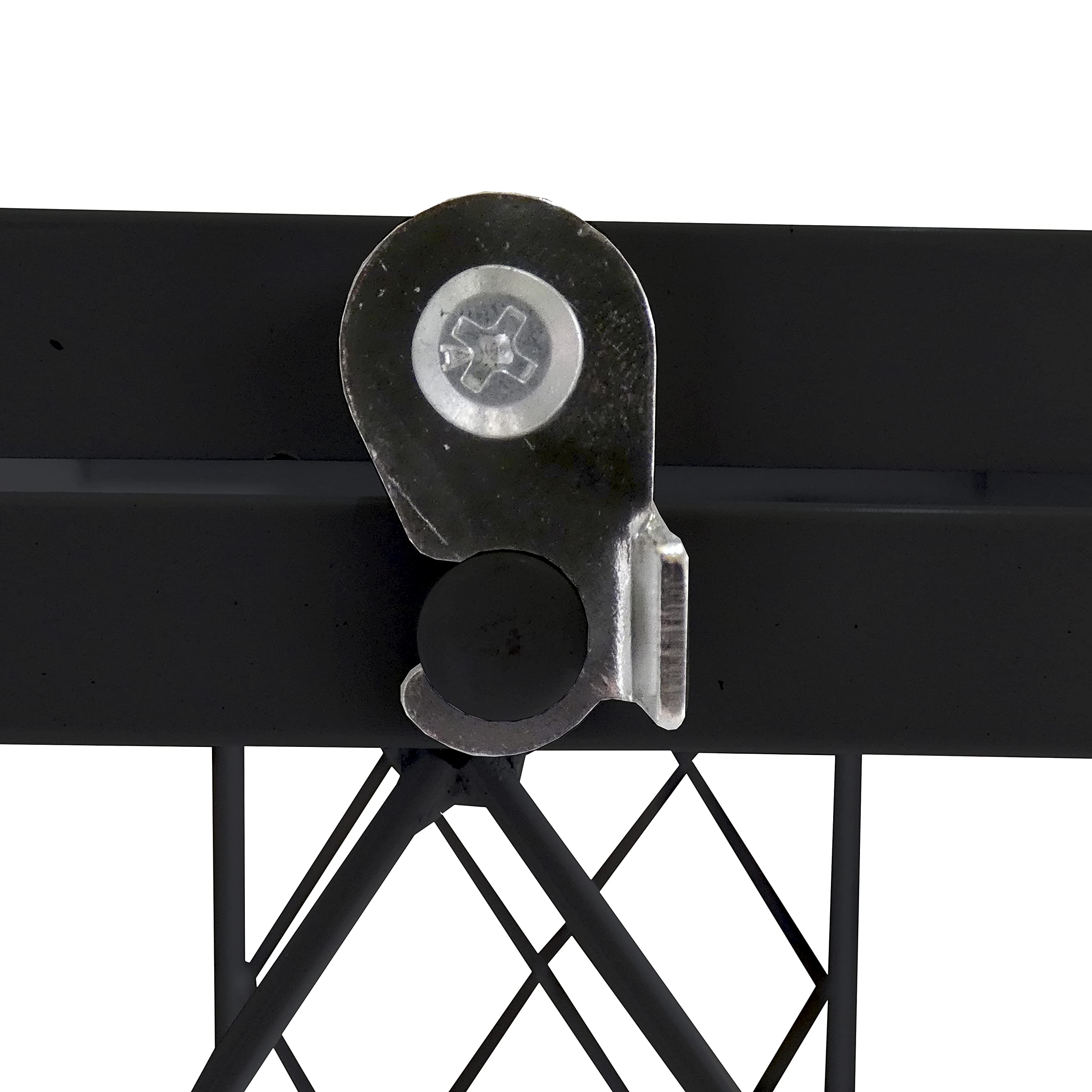 Nyana Home | Estantería Plegable con Ruedas | Gran Capacidad de Almacenamiento | 3 baldas, hasta 240 Kg. | Ideal hogar, Cocina, baño habitación, Garaje (Black)