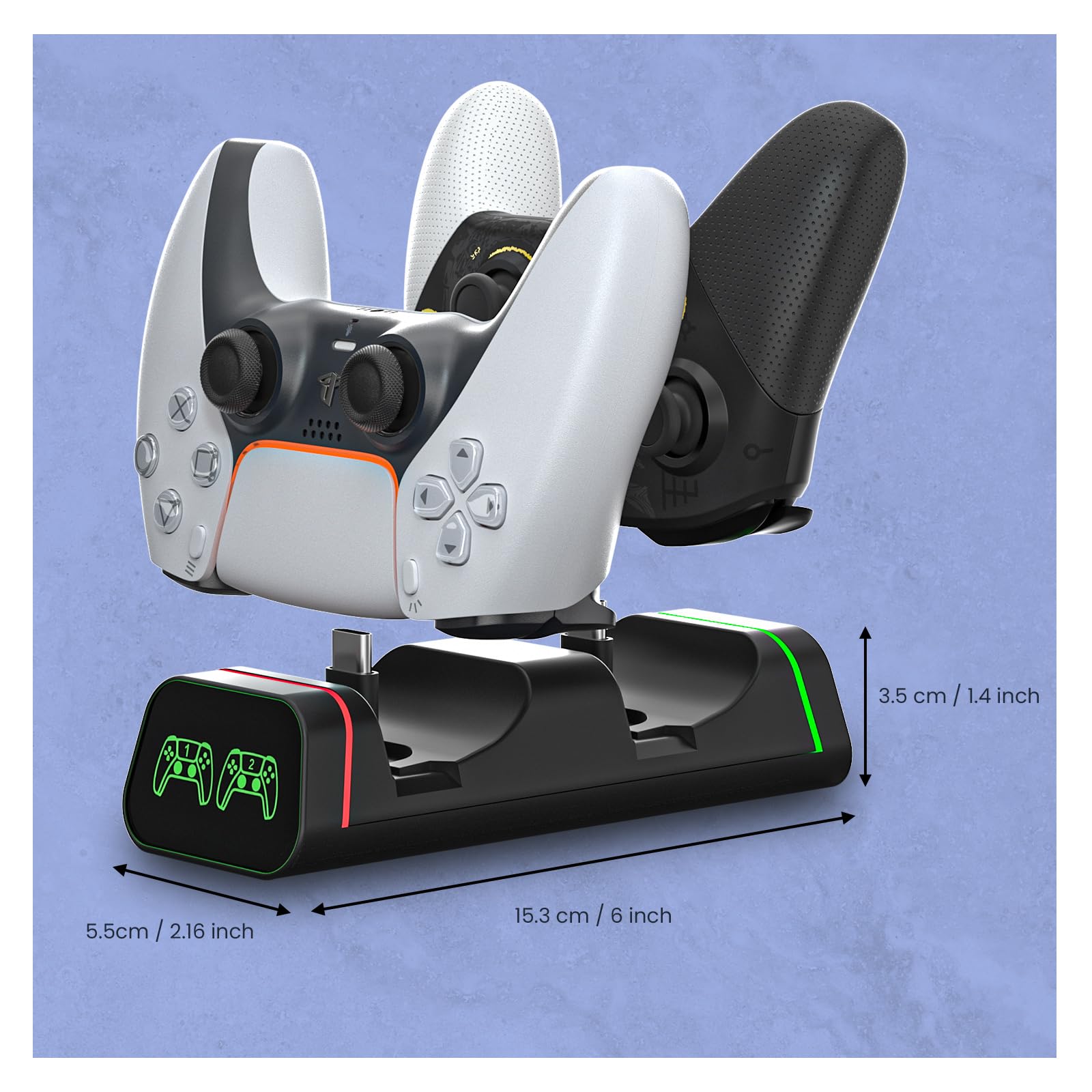 Station de charge pour manette Switch Pro, station de charge pour manette Xbox Series S/X, station de charge pour contrôle PS5, Nintendo Switch Pro (pas pour Power A)