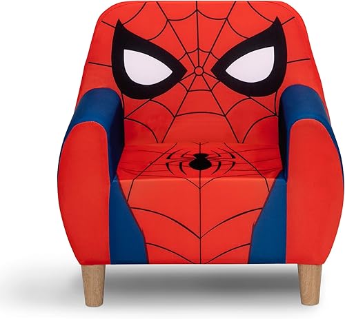 Miniatura 4 de Delta Children Silla de espuma Marvel Spider Man para niños, color rojo
