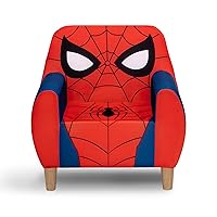 Vista 4 de Delta Children Silla de espuma Marvel Spider Man para niños, color rojo