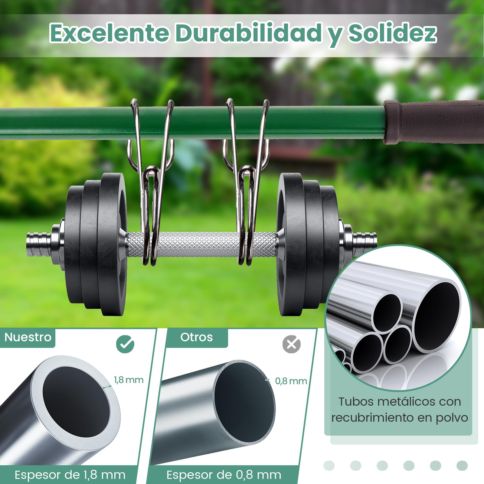 COSTWAY Rastrillo para Nivelar el Césped, 75 cm x 25 cm, Rasqueta de Césped de Nivelación con Mango Ergonómico para Suelo, Rastrillo de Paisajismo Que Ahorra Esfuerzo para Jardín, Patio (Verde)