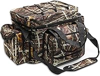 ToplineTackle Waterproof Fishing Tackle Bag - Camo 3600 Box for Saltwater/Freshwater, Large 19.7x11.8x9.8in Storage