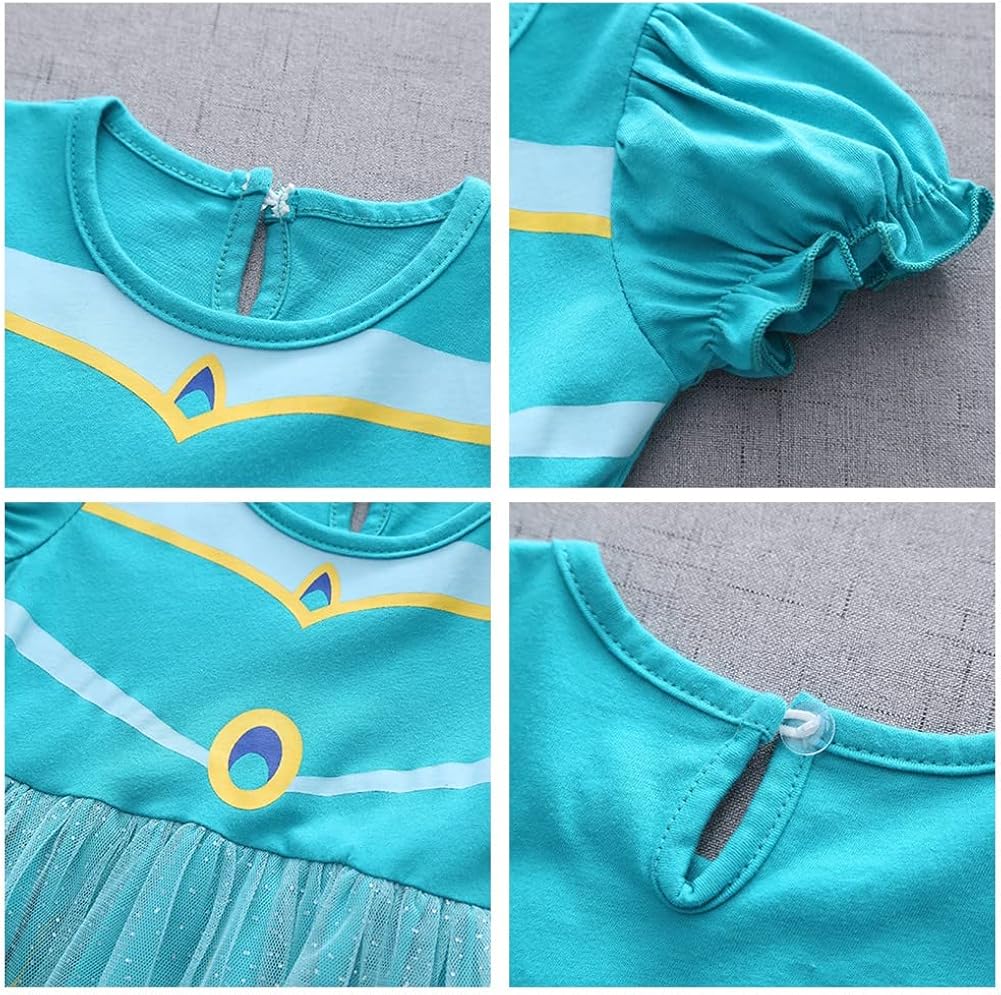 Miniatura 4 de MYRISAM Disfraces de princesa para niñas pequeñas, vestidos de verano para Halloween, cosplay, Navidad, desfile, baile