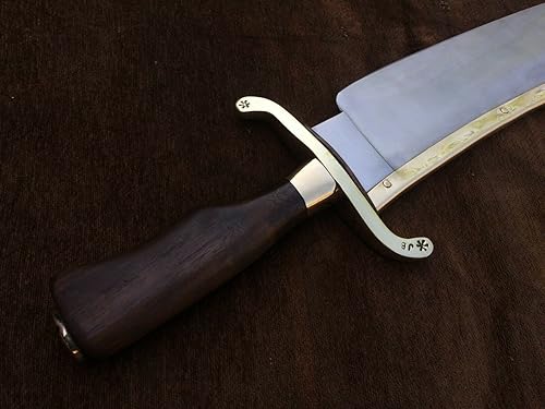 Miniatura 3 de SUFI Hecho a mano personalizado 5160 Spring Steel Alamo Musso Bowie cuchillo True Replica, JimBowie, James Bowie, Jim Bowie, réplica del museo