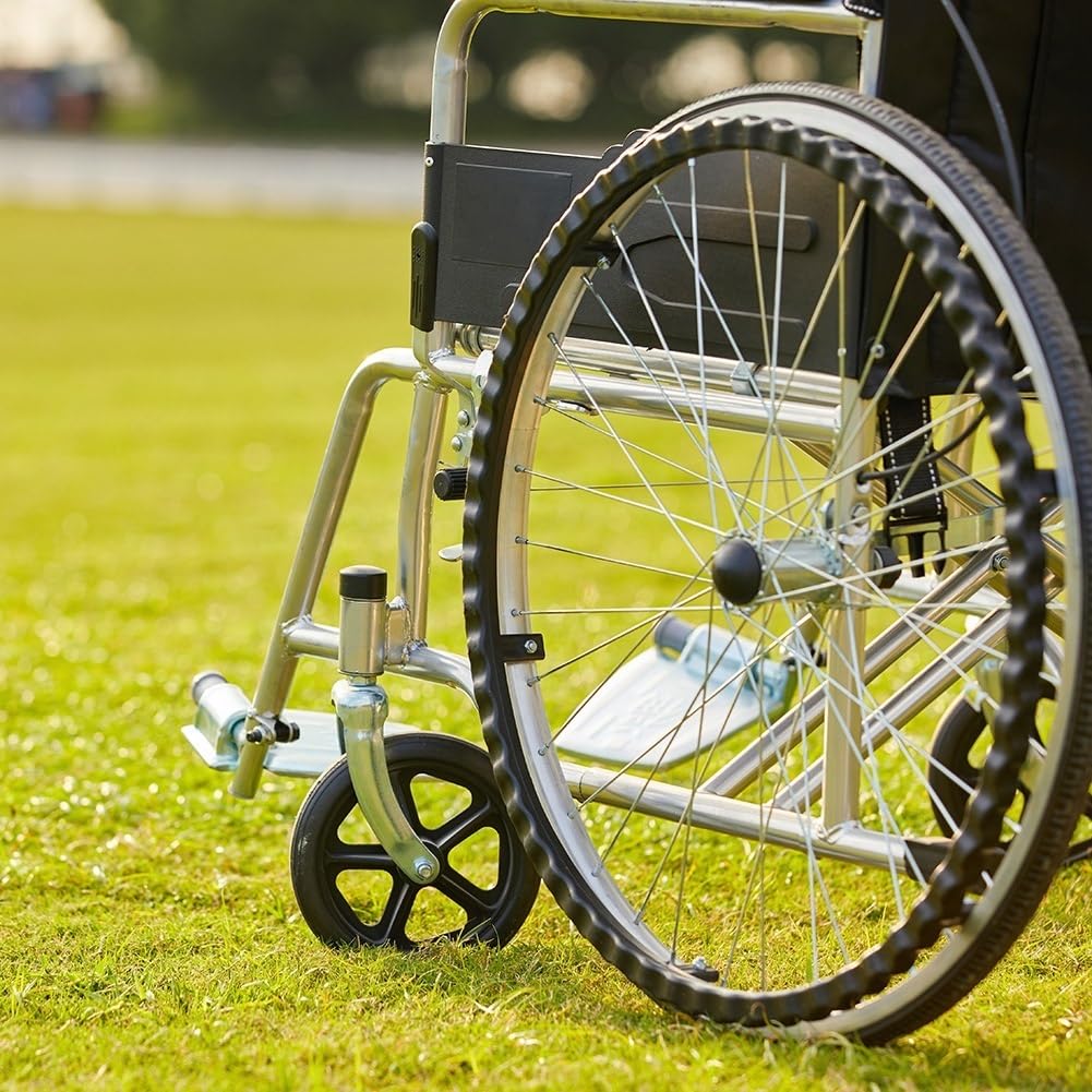 Ruedas de repuesto para silla de ruedas, ruedas delanteras de repuesto de 8 x 1 pulgada, ruedas de repuesto antideslizantes, accesorio universal para ruedas de repuesto para silla de ruedas manual