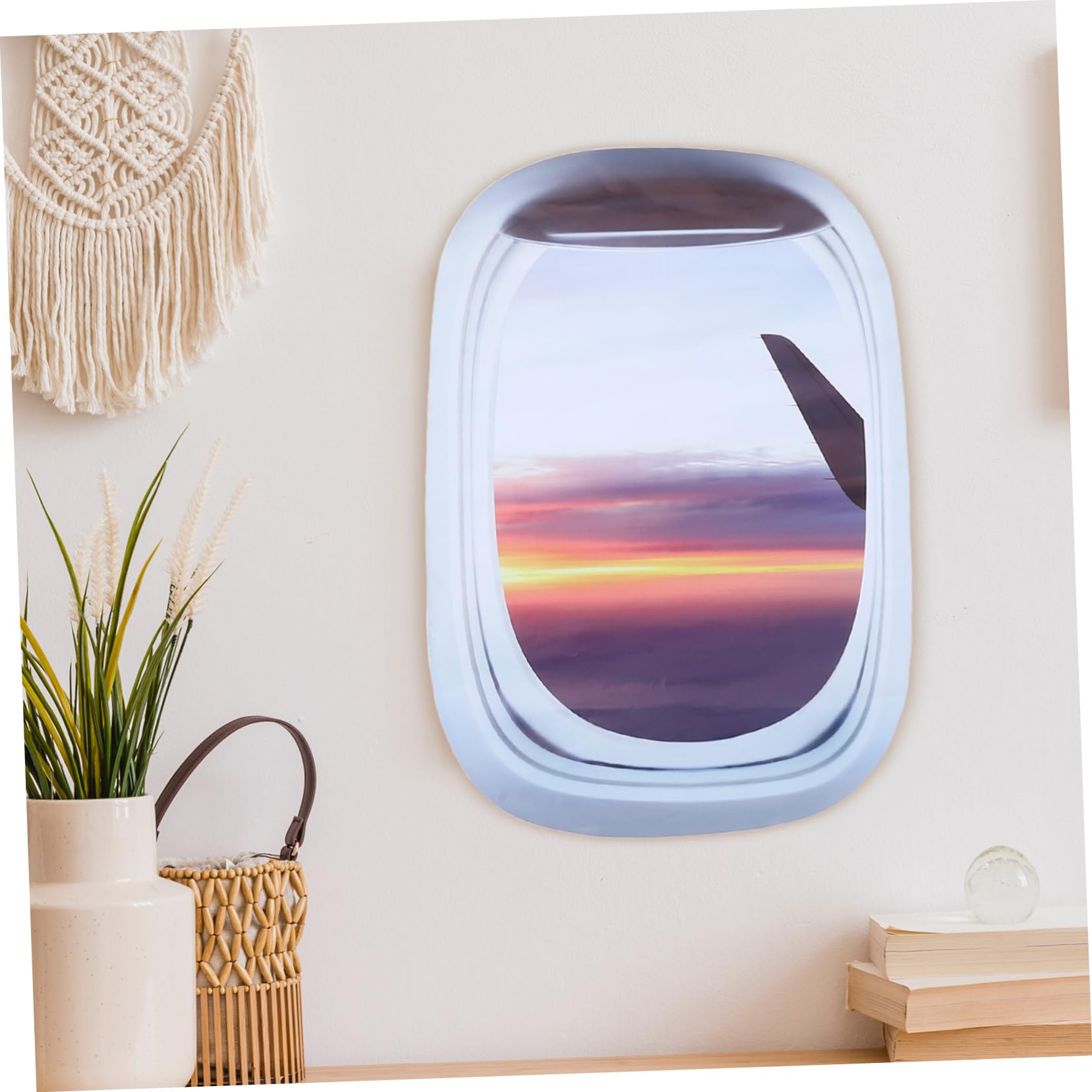 Housoutil 9 Pegatinas De Pared Autoadhesivas Para Ventana Con Paisajes Para Niños Y Niñas Creativas Para Guardería