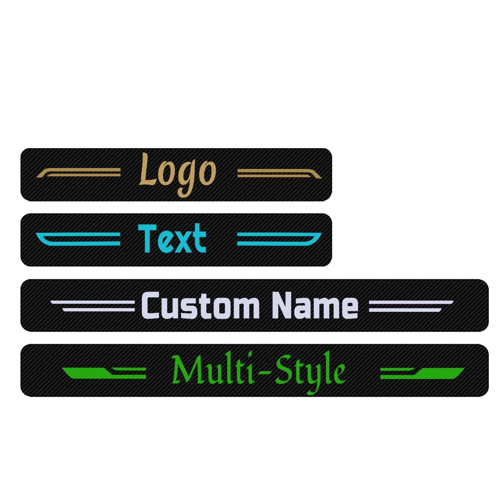 Customizable Car Door Protector, Thickened Leather Door Sill Protector for Vehicles, Door Edge Guards