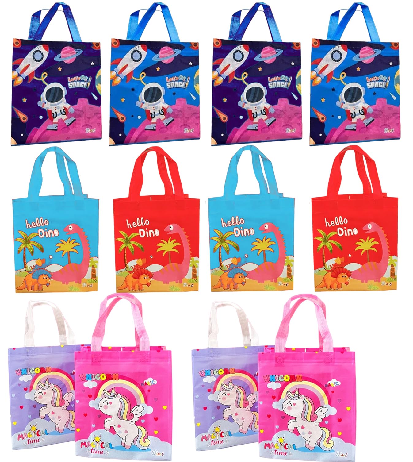 Asera 12 Pcs Gift Bag for Boys Girls Unicorn Space and Dino Theme Bags for Boys/girls Return Gifts Bag for Kids,Multipurpose Reusable Gift Bag,Birthday Gifts Party Carry Bag, (B0D9N9PQPT) Amazon Price History, Amazon Price Tracker