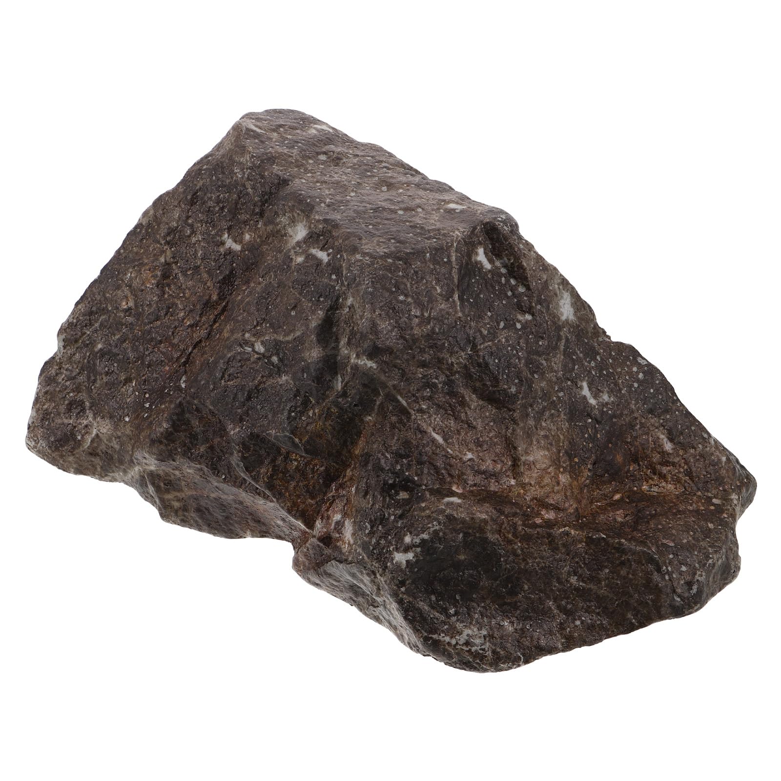 Roca Artificial para Paisajismo Acuático 33x25x18 Cm, Textura Natural, Espuma Ligera Resistente al Agua, Piedra Decorativa para Acuario, Jardín y Tanque de Reptiles