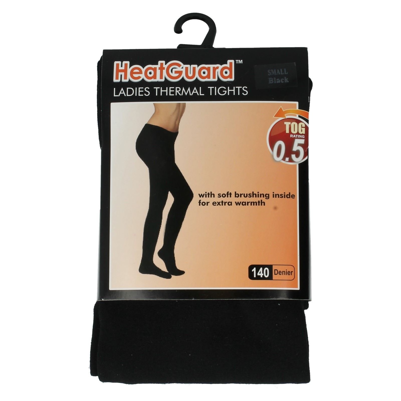 Ladies Heatguard Thermal Tights SK299 Black Size Medium