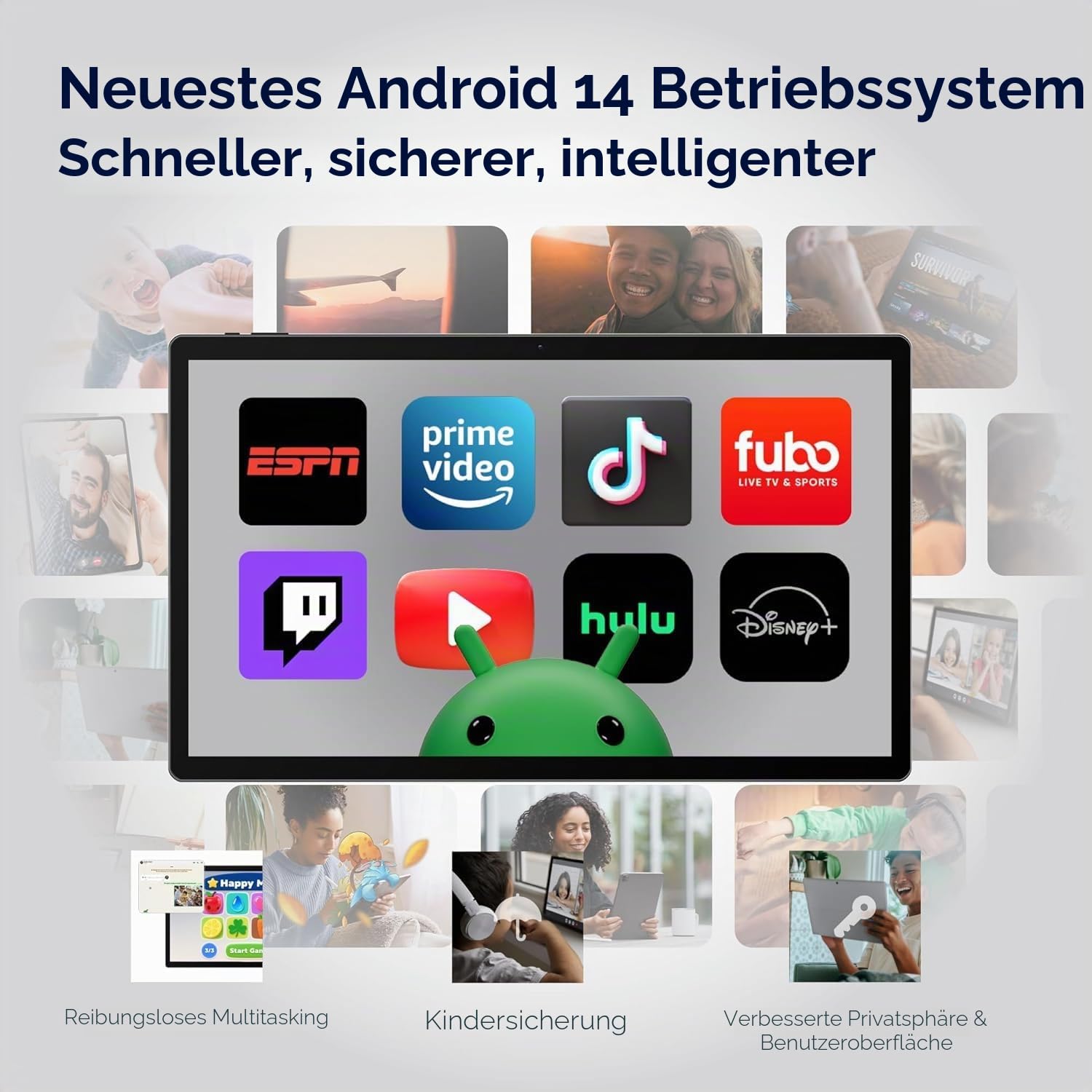 MESWAO 15,6 Zoll Tablet, Helio G99, 8GB RAM+256GB ROM, 32MP Kamera,sehr großes Tablets mit 30W Schnellladung,12000mAh, IPS Display Tablet Perfekt zum Lesen von digitalen Noten Beruf Studium Freizeit