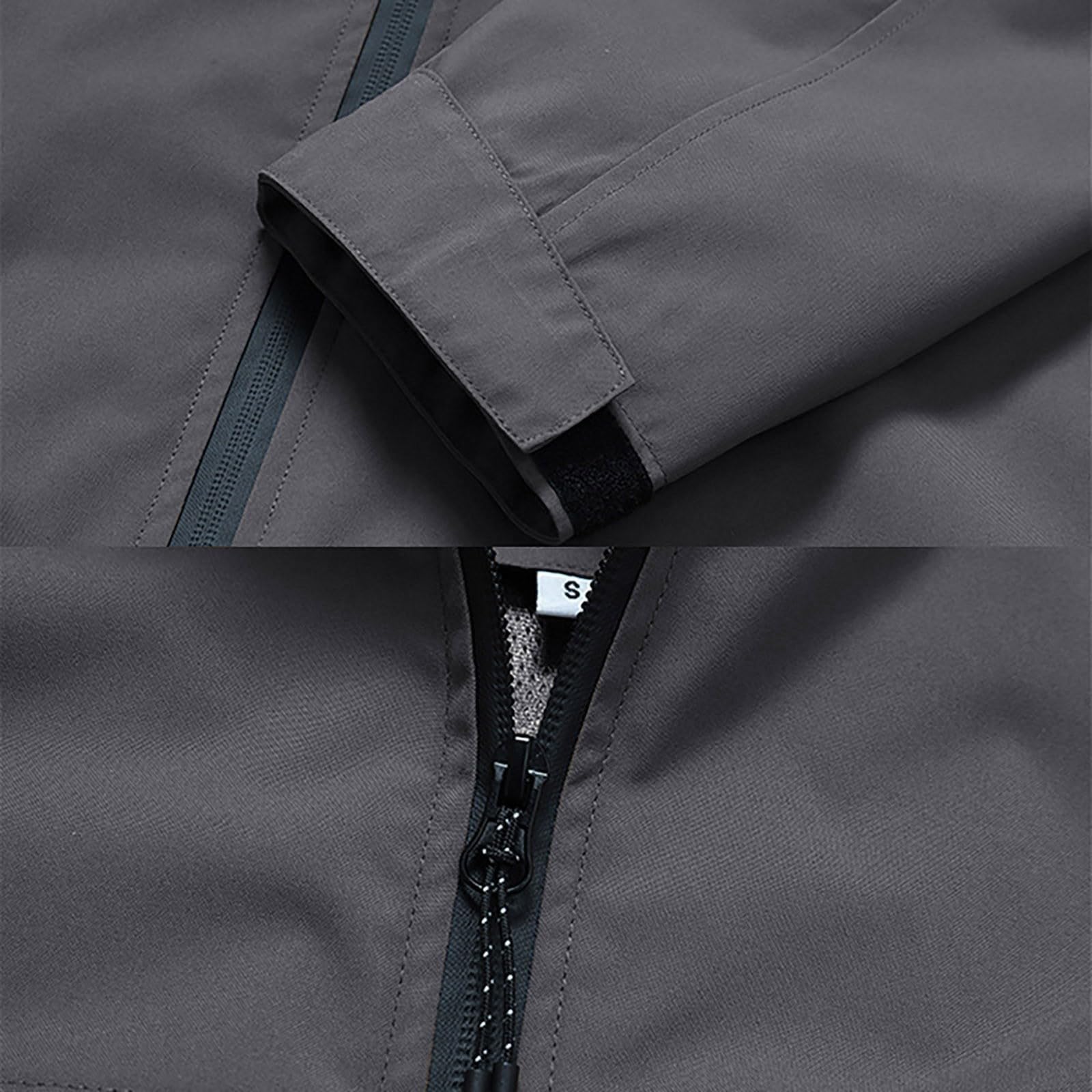 Genérico Chaquetas Mujer-Chaqueta Cortavientos Ligera Para Mujer Abrigo Informal Para Senderismo Al Aire Libre Impermeable Transpirable Para Viajes De Primavera Y OtoñO