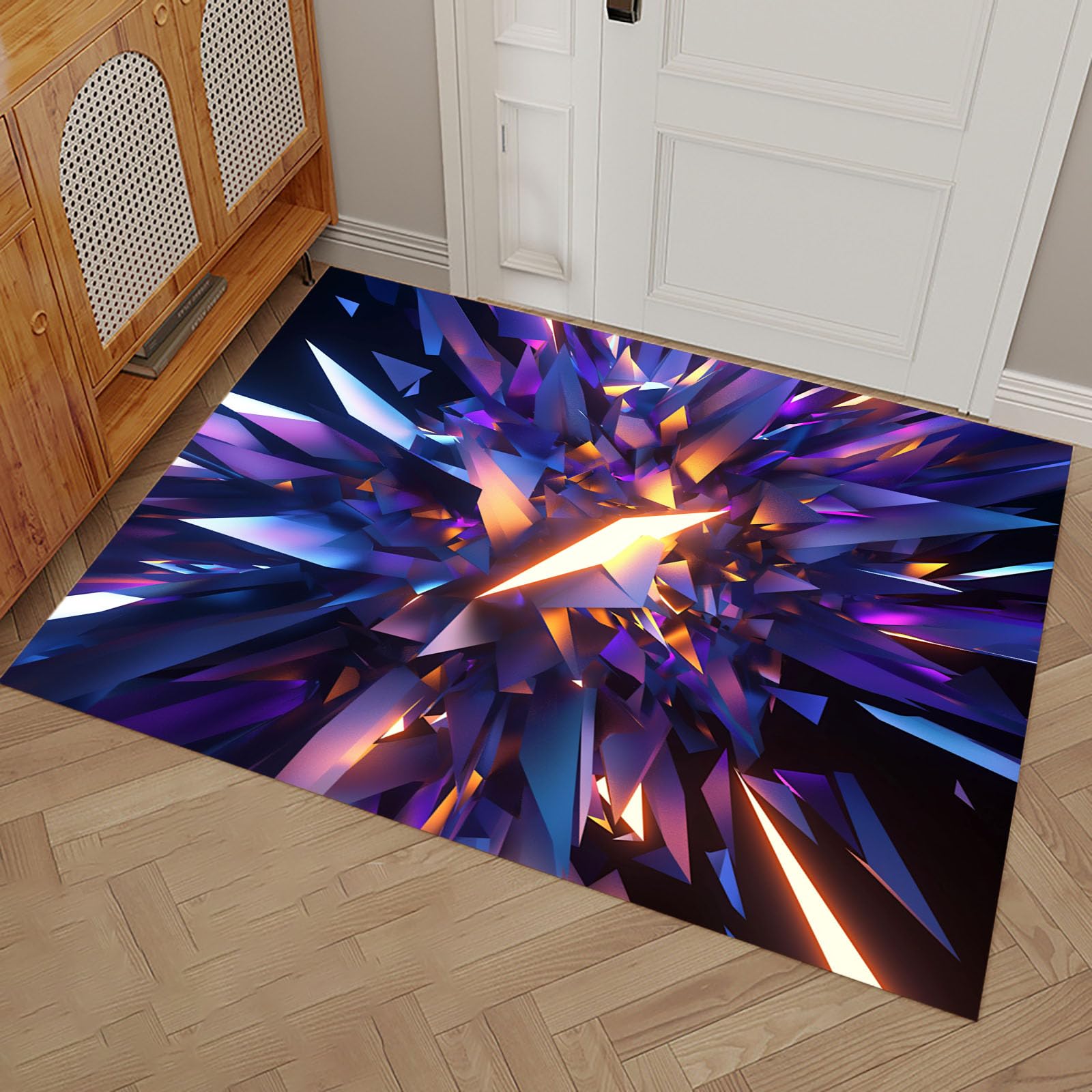 Tapis Entrée Lavable en Machine Fini la Boue Paillasson 50x80