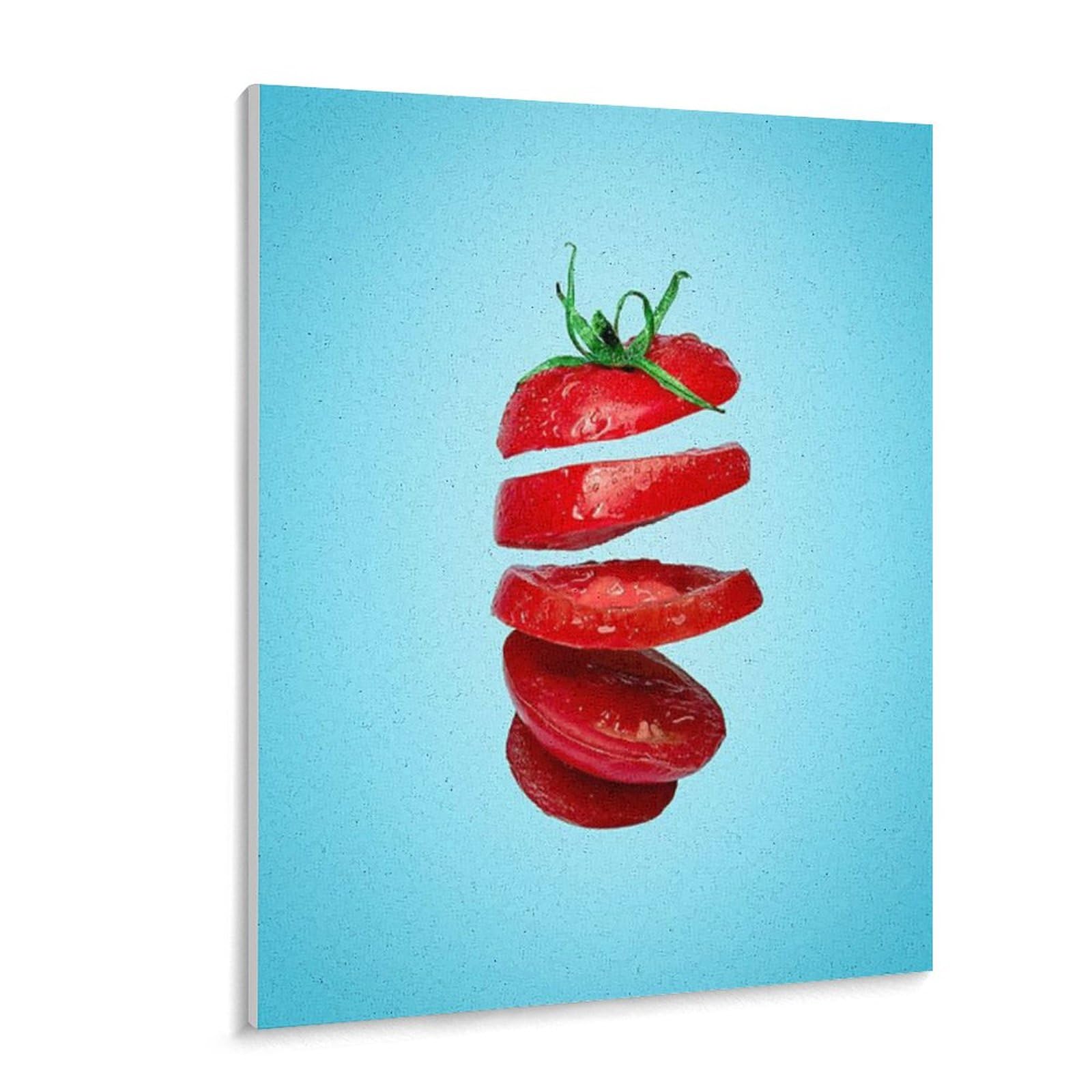 Amazon | トマトの重ね焼き 数字油絵 スナップ写真 数字キット塗り絵
