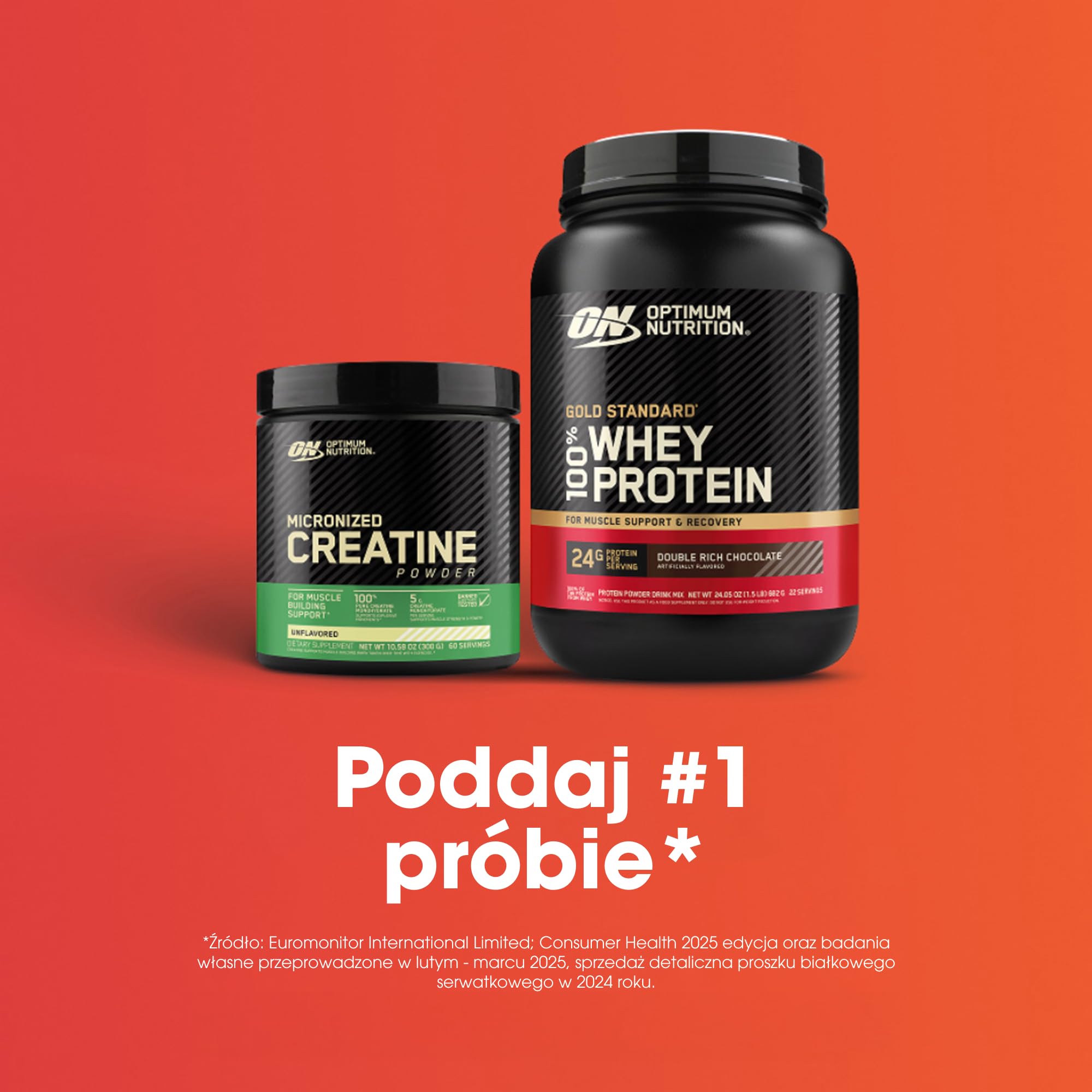 Optimum Nutrition Micronised Creatine Powder, 100% czystego monohydratu kreatyny w proszku dla wydolności i mocy mięśni, Bezsmakowy, 93 porcje, 317 g
